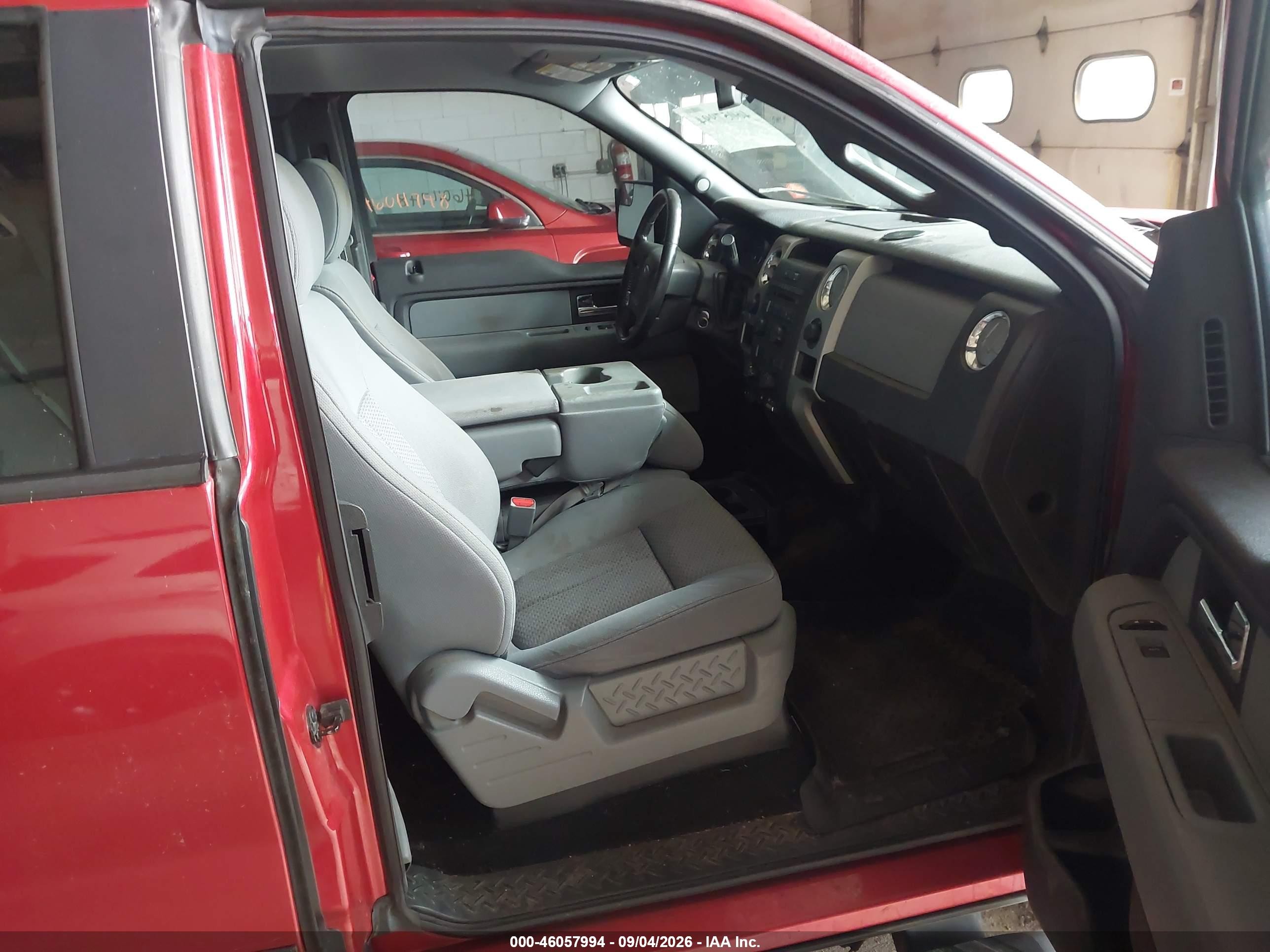 2012 Ford F-150 Xlt Red vin: 1FTFX1ET9CFC35299