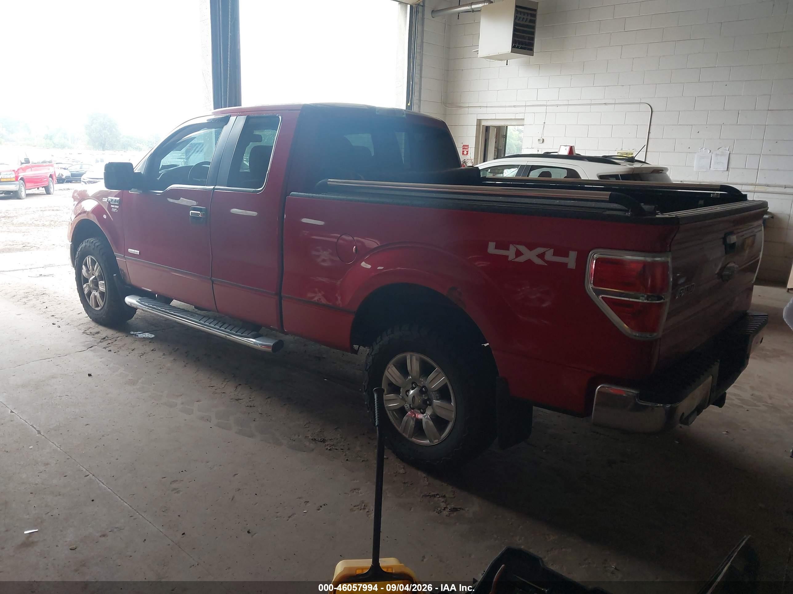 2012 Ford F-150 Xlt Red vin: 1FTFX1ET9CFC35299