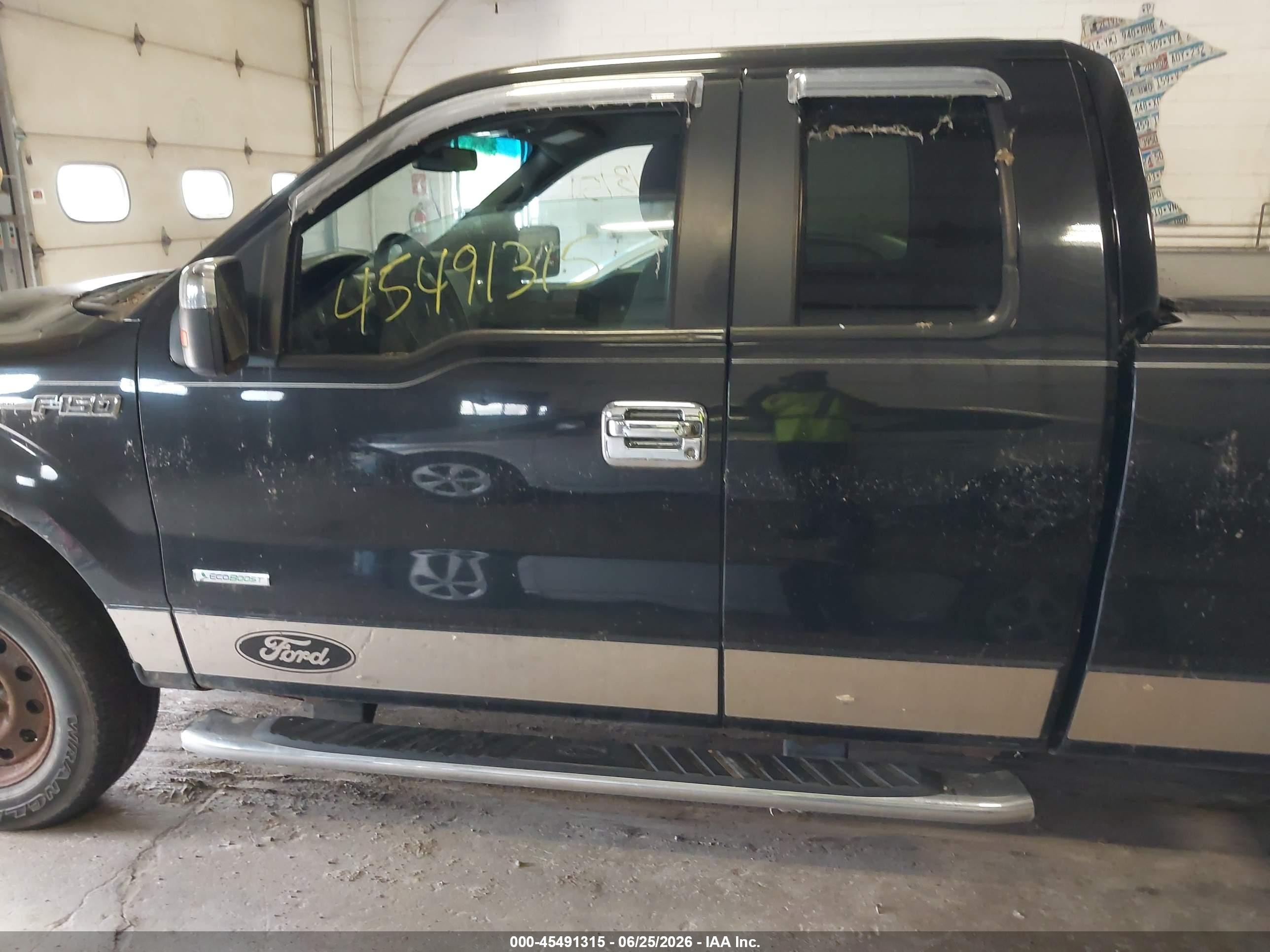 2012 Ford F-150 Fx4/lariat/xl/xlt Black vin: 1FTFX1ET9CFC79142