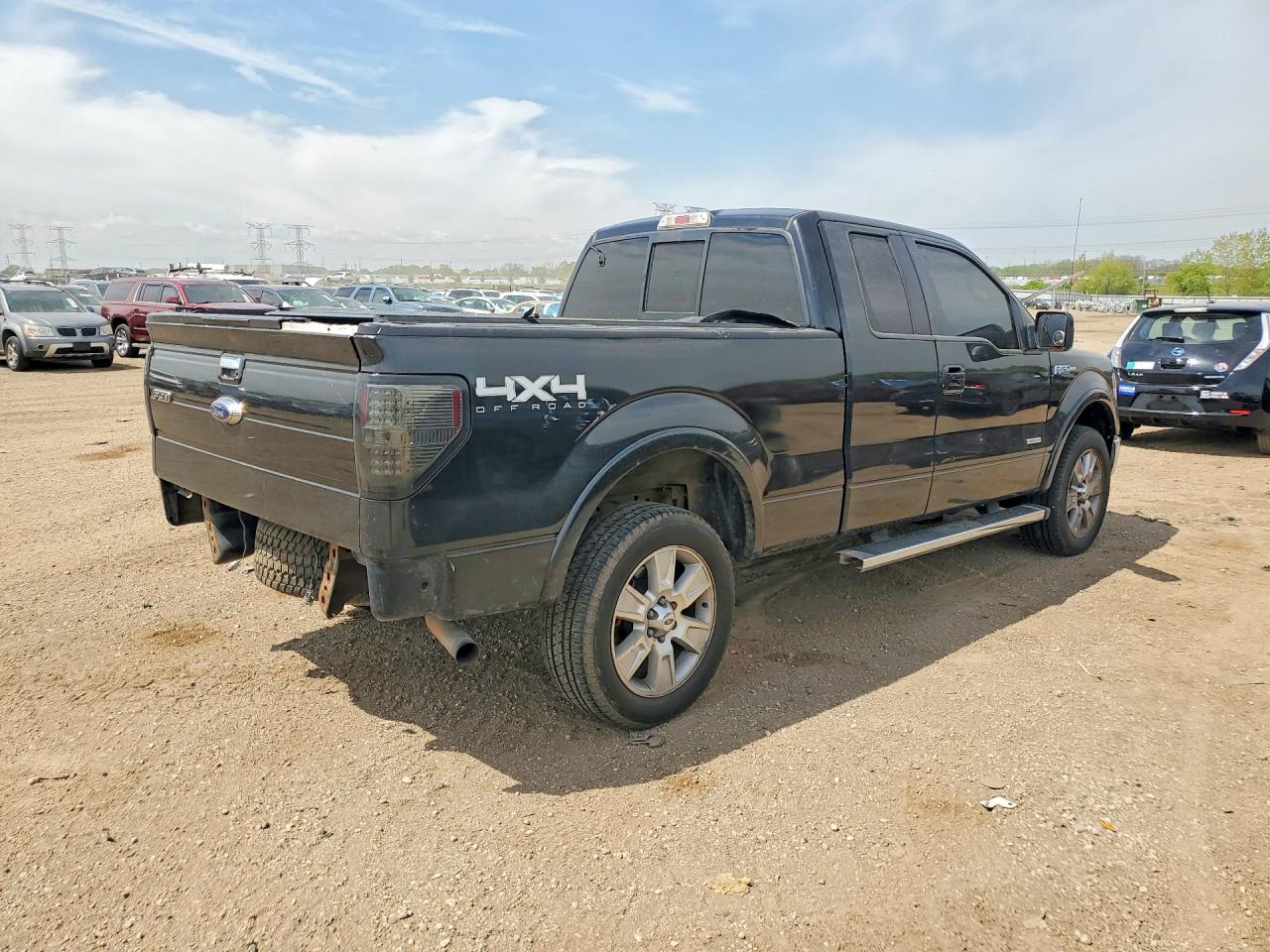 2013 Ford F150 Super Cab Black vin: 1FTFX1ET9DFB63697