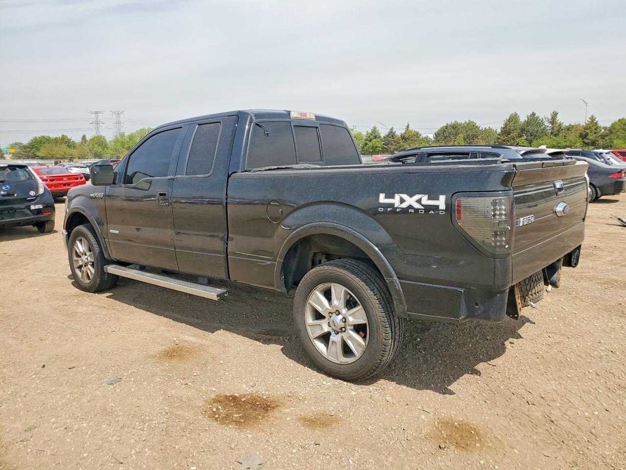 2013 Ford F150 Super Cab Black vin: 1FTFX1ET9DFB63697