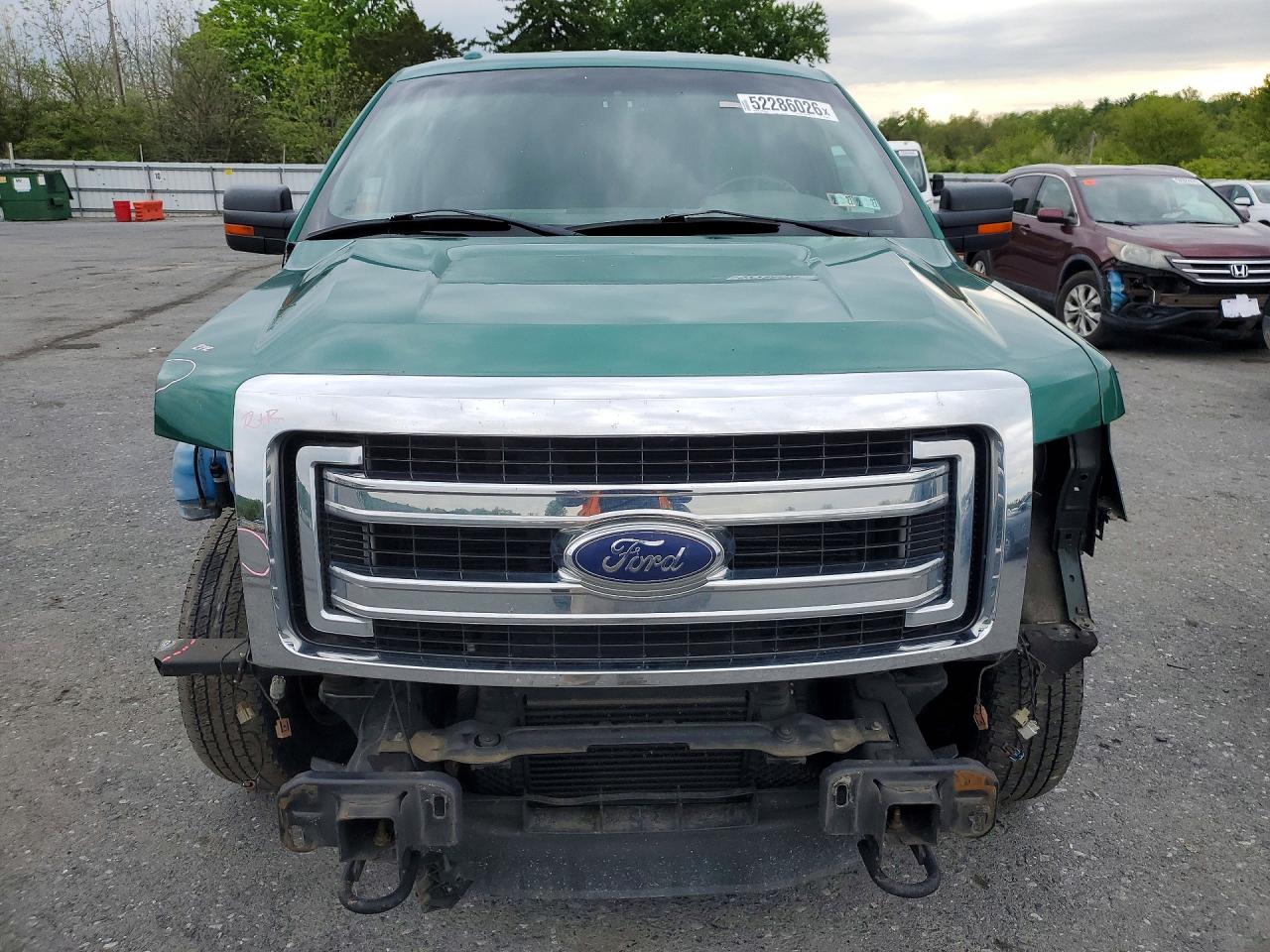2013 Ford F150 Super Cab Green vin: 1FTFX1ET9DFB84727