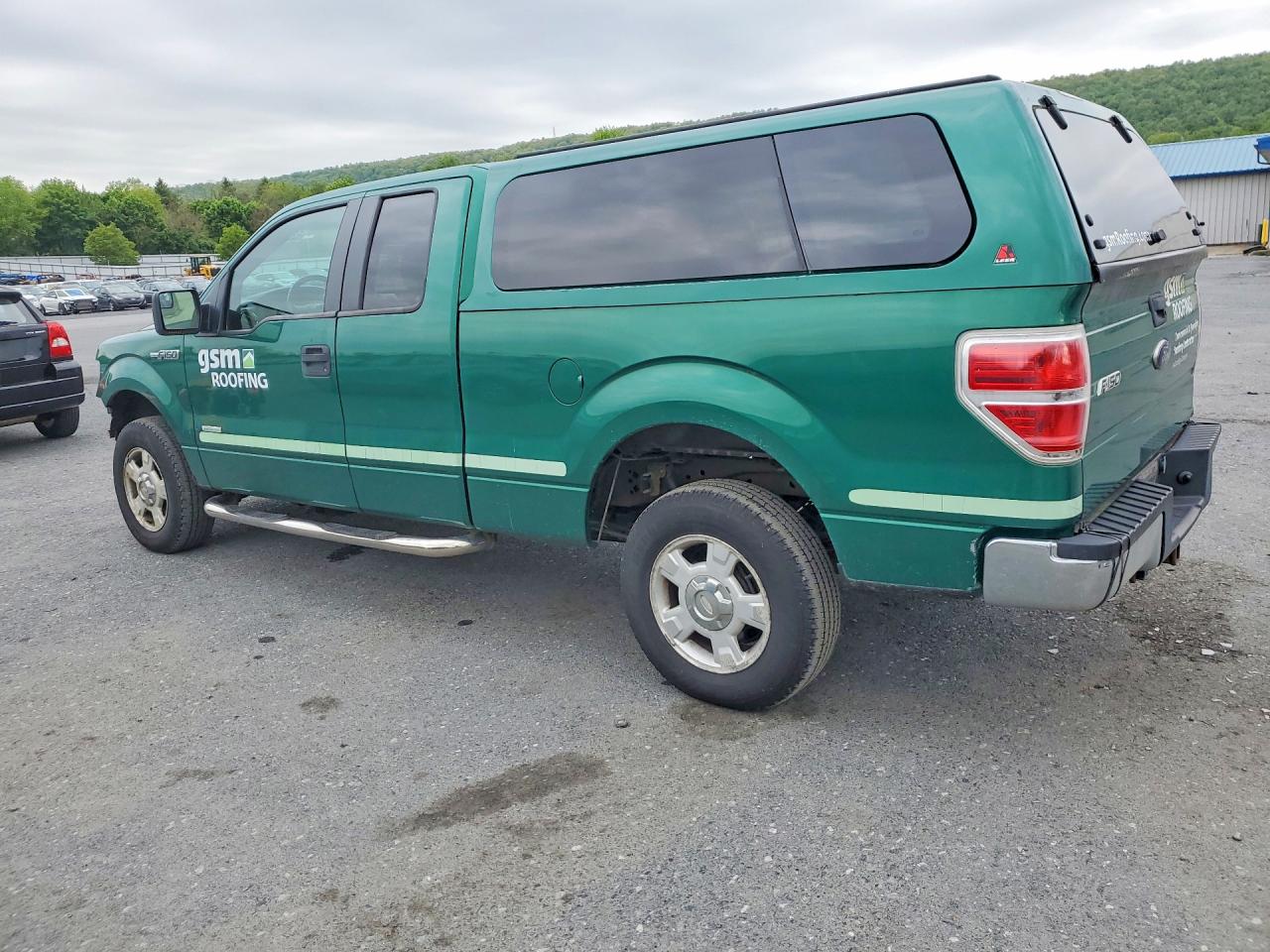 2013 Ford F150 Super Cab Green vin: 1FTFX1ET9DFB84727