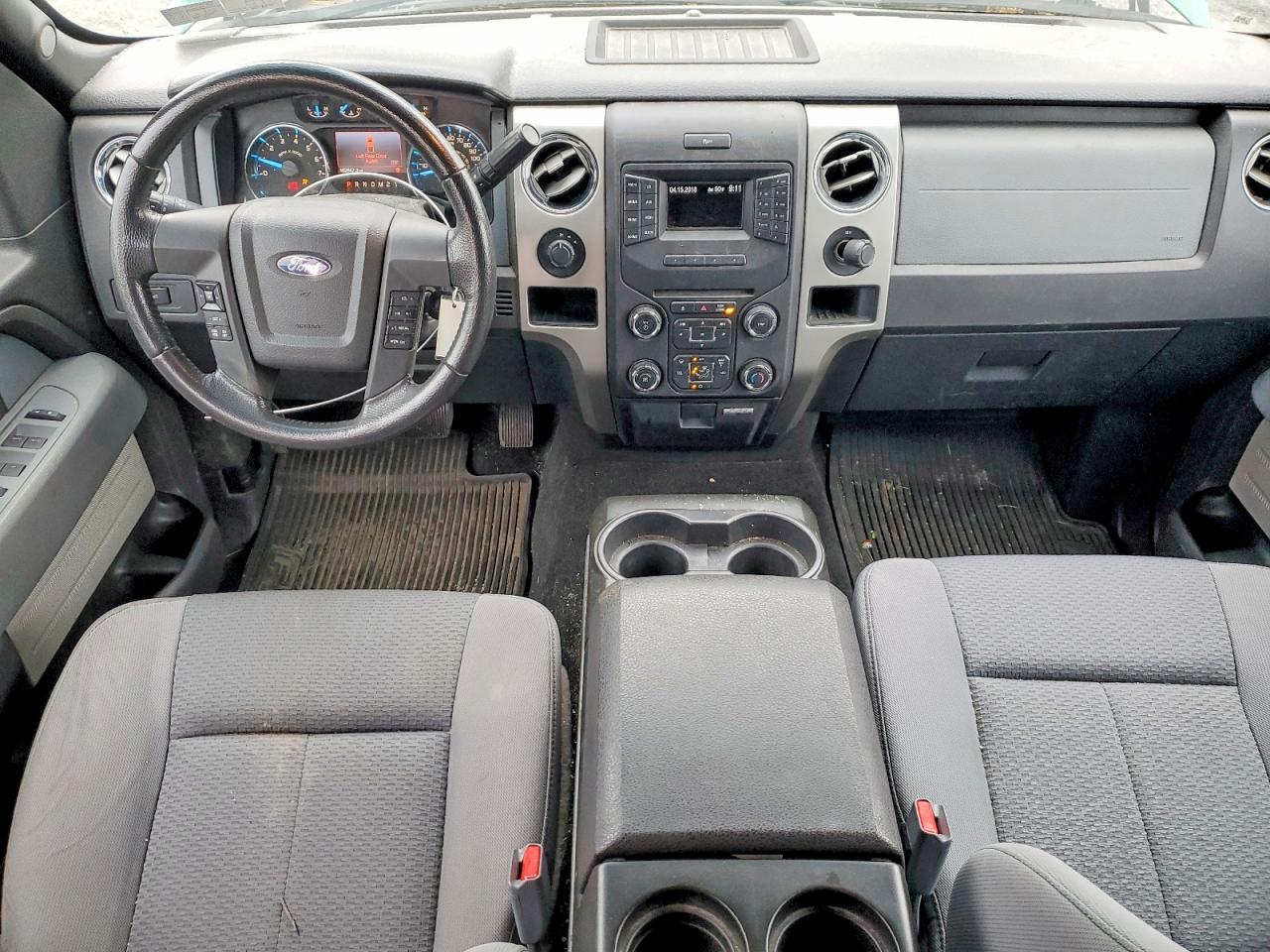 2013 Ford F150 Super Cab Green vin: 1FTFX1ET9DFB84727