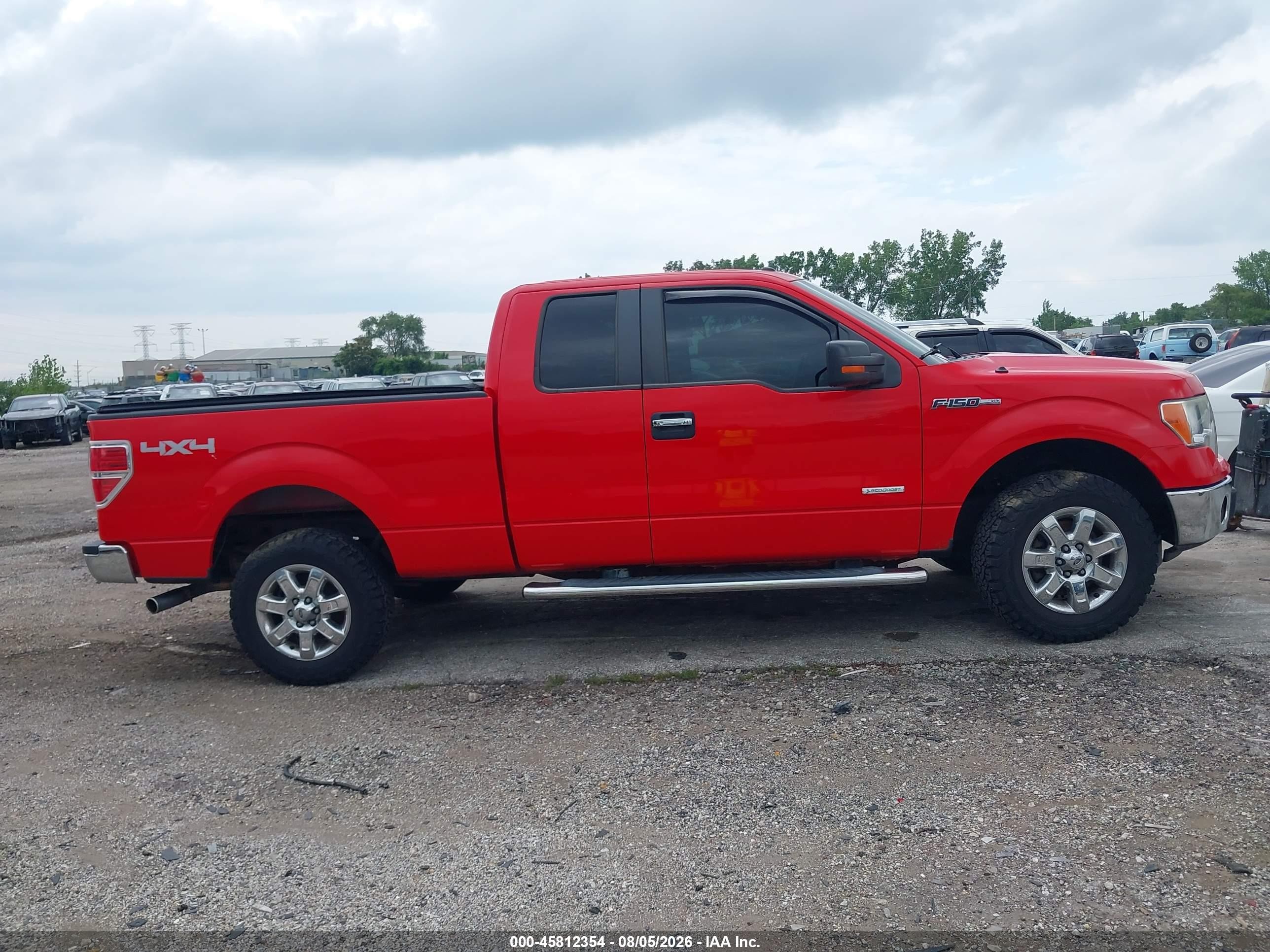 2013 Ford F-150 Xlt Red vin: 1FTFX1ET9DFC47793