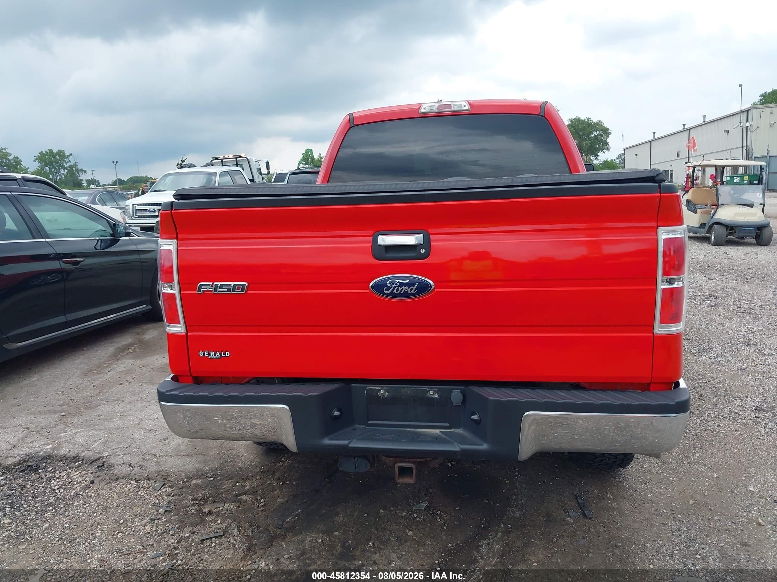 2013 Ford F-150 Xlt Red vin: 1FTFX1ET9DFC47793