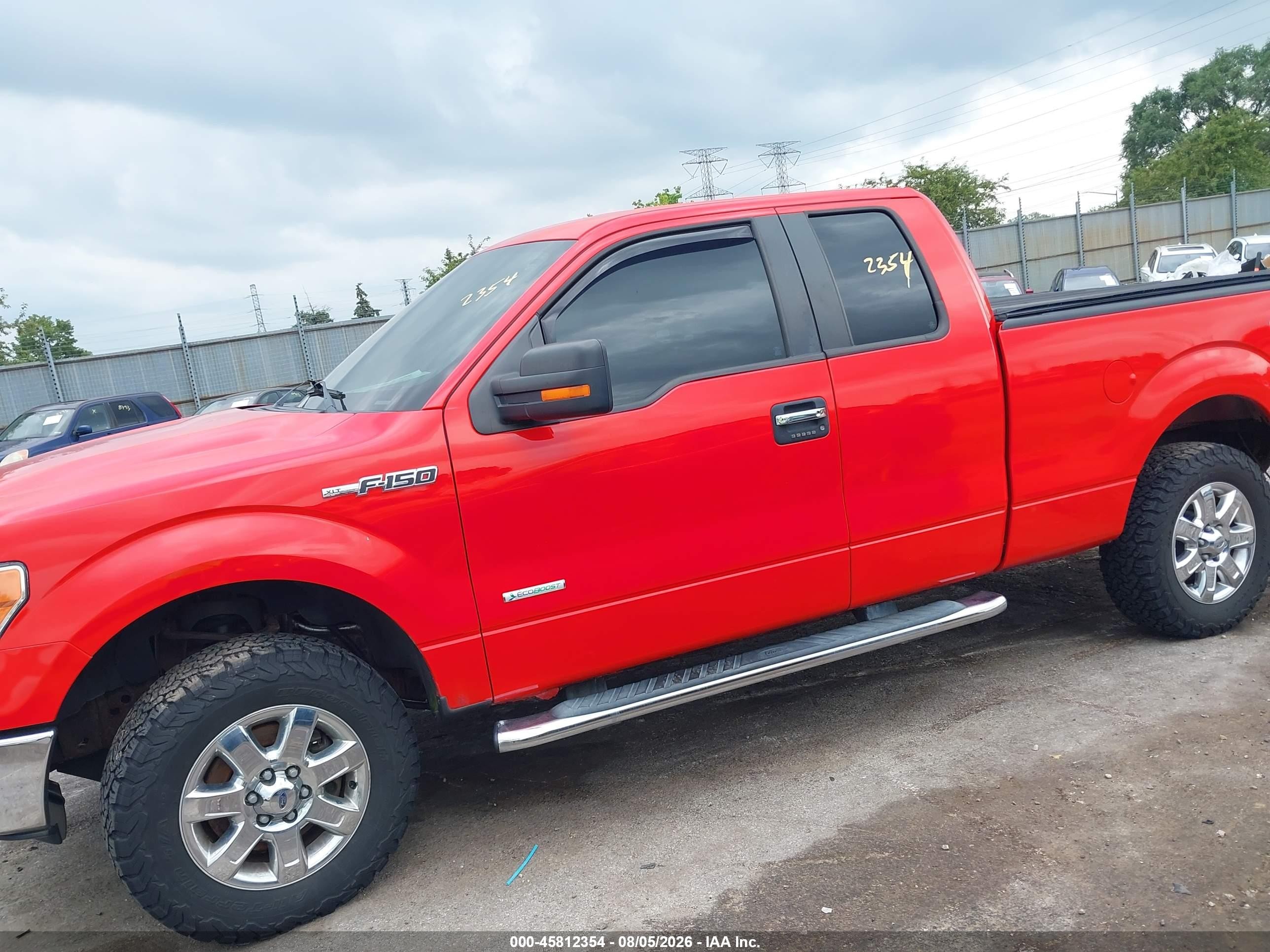 2013 Ford F-150 Xlt Red vin: 1FTFX1ET9DFC47793