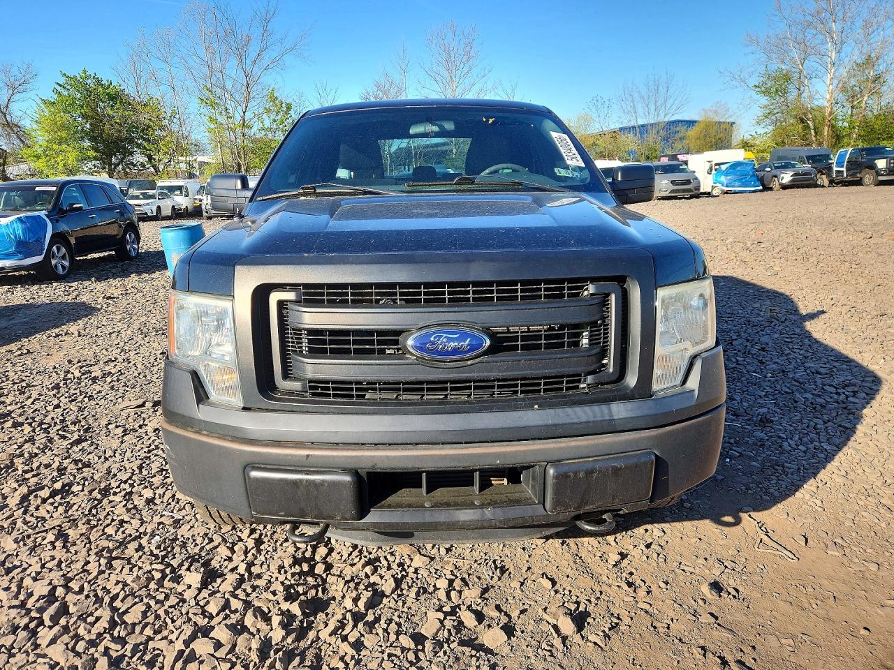 2014 Ford F150 Super Cab Black vin: 1FTFX1ET9EKE65872