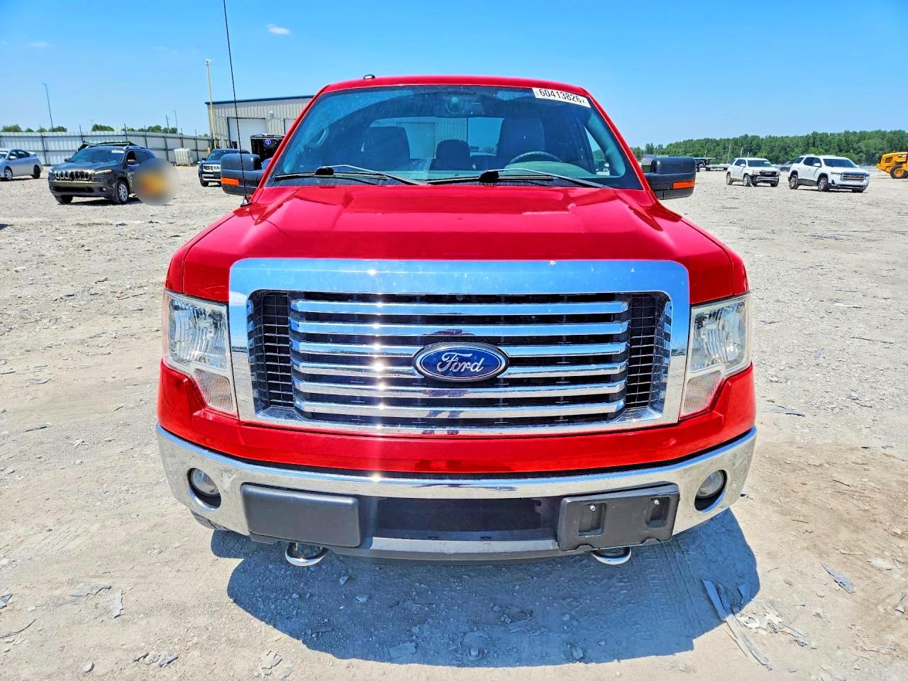 2012 Ford F150 Super Cab Red vin: 1FTFX1ETXCFA37783