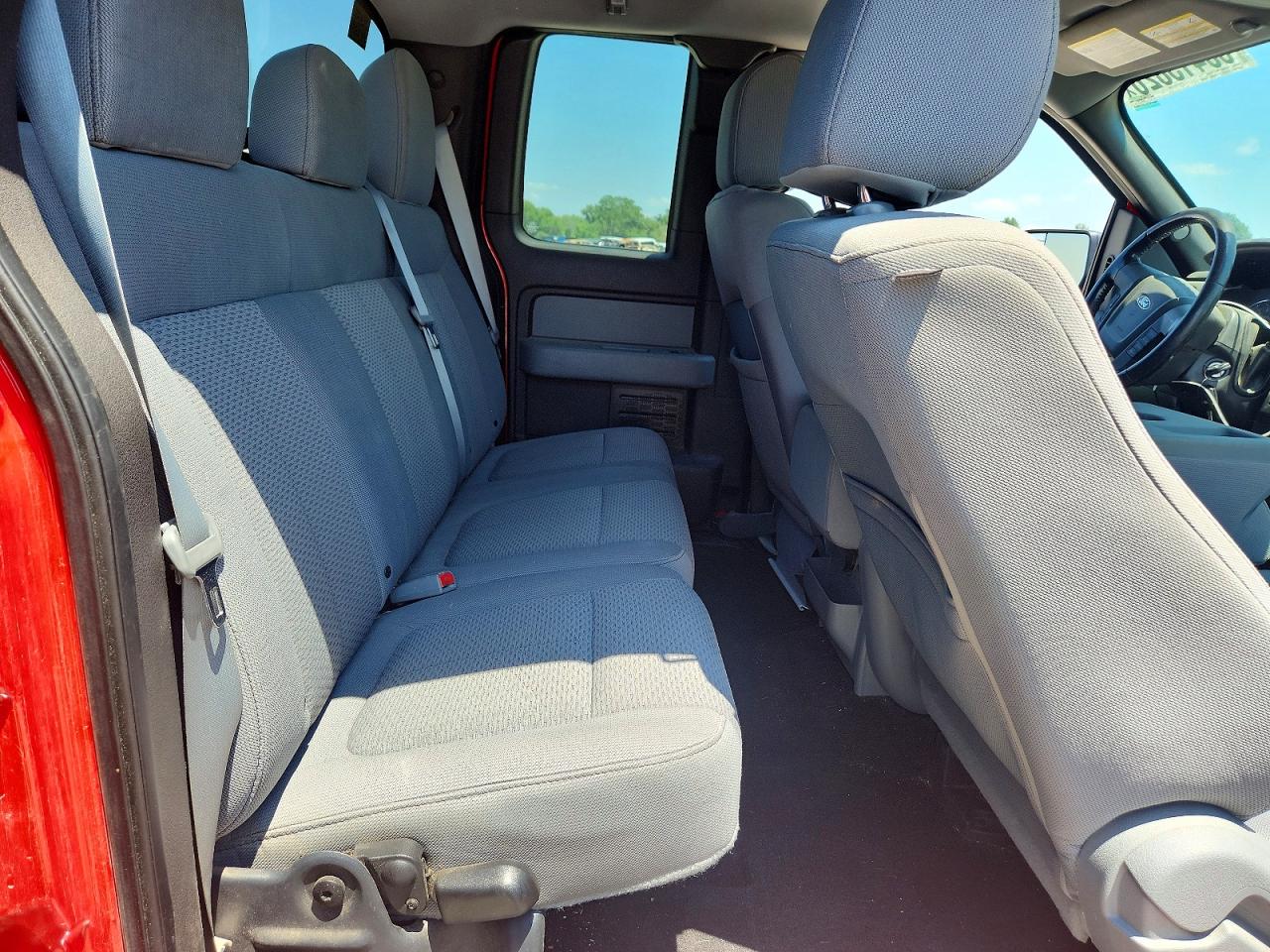 2012 Ford F150 Super Cab Red vin: 1FTFX1ETXCFA37783