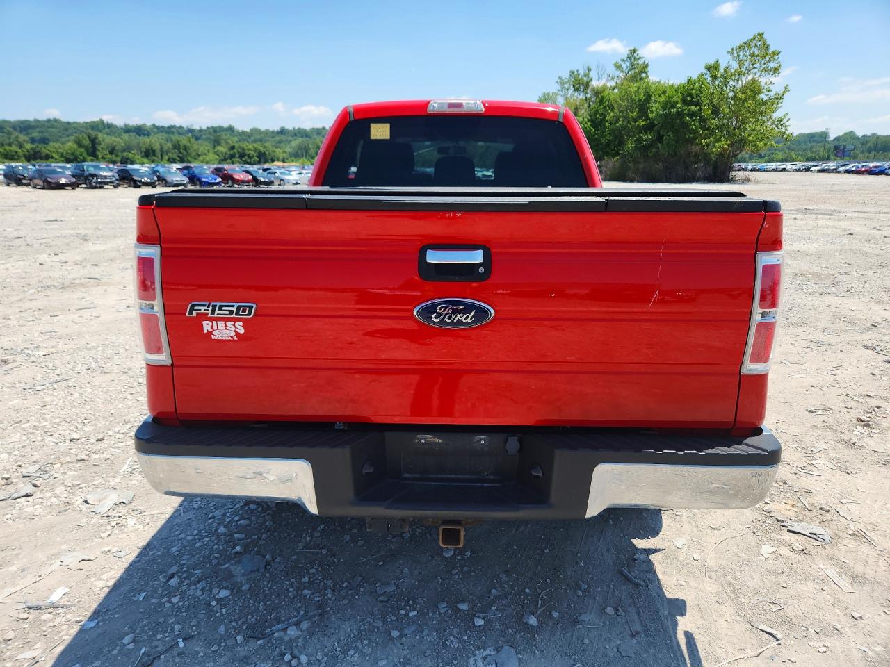 2012 Ford F150 Super Cab Red vin: 1FTFX1ETXCFA37783