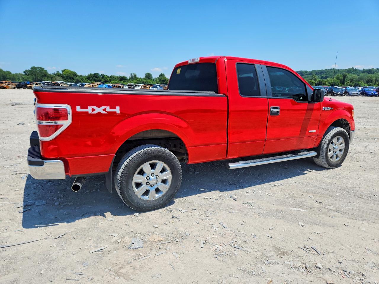 2012 Ford F150 Super Cab Red vin: 1FTFX1ETXCFA37783