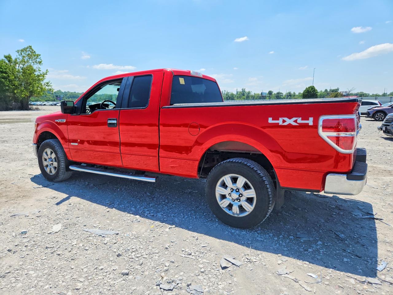 2012 Ford F150 Super Cab Red vin: 1FTFX1ETXCFA37783