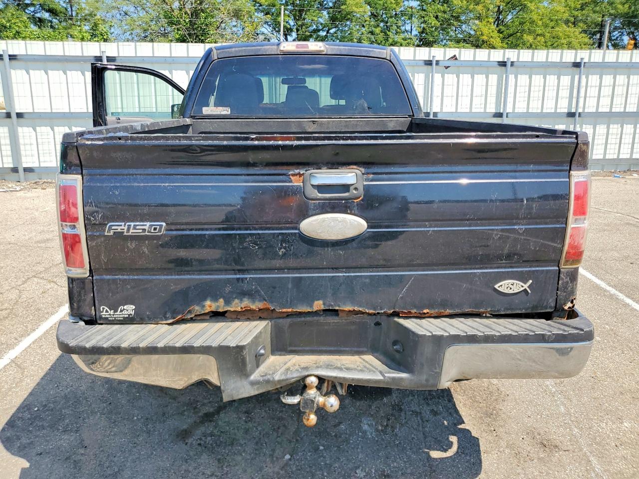 2012 Ford F150 Super Cab Black vin: 1FTFX1ETXCFA82965