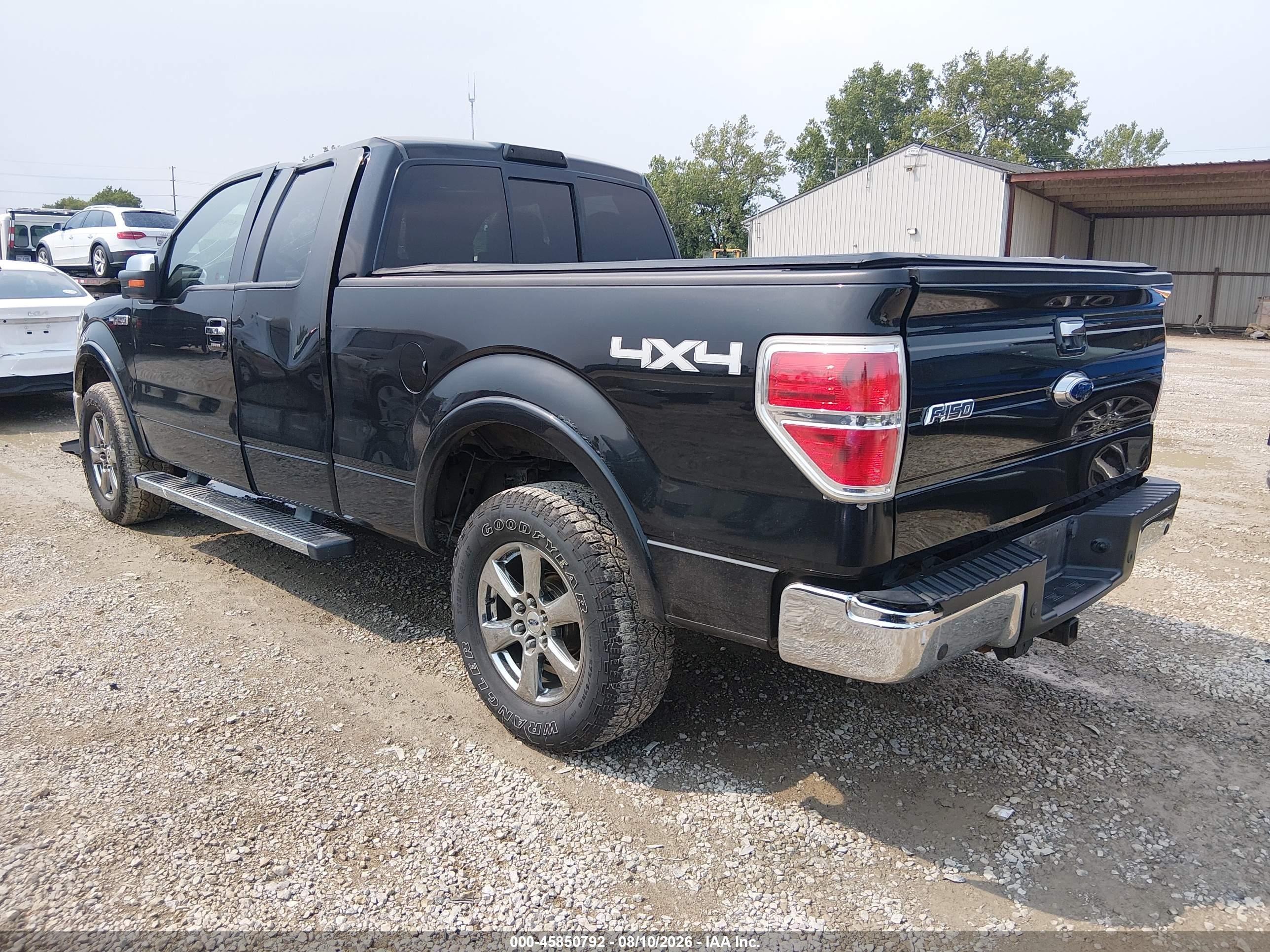 2013 Ford F-150 Lariat Black vin: 1FTFX1ETXDFA78514