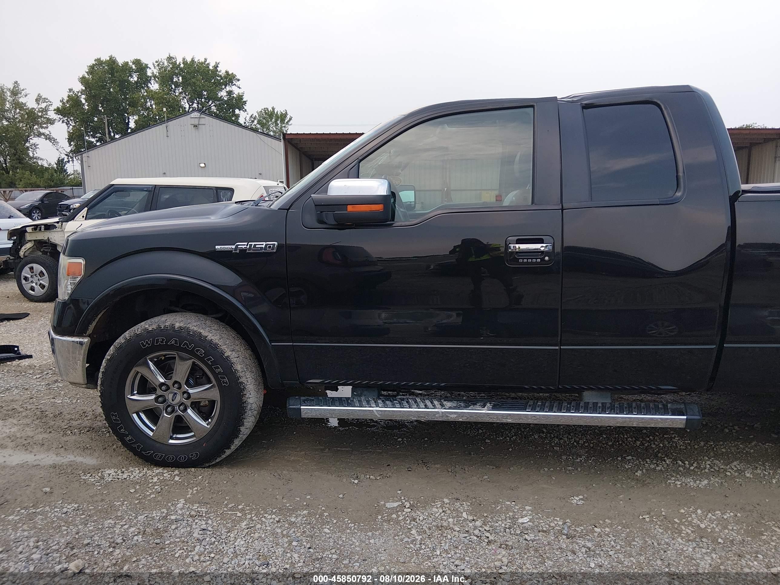 2013 Ford F-150 Lariat Black vin: 1FTFX1ETXDFA78514