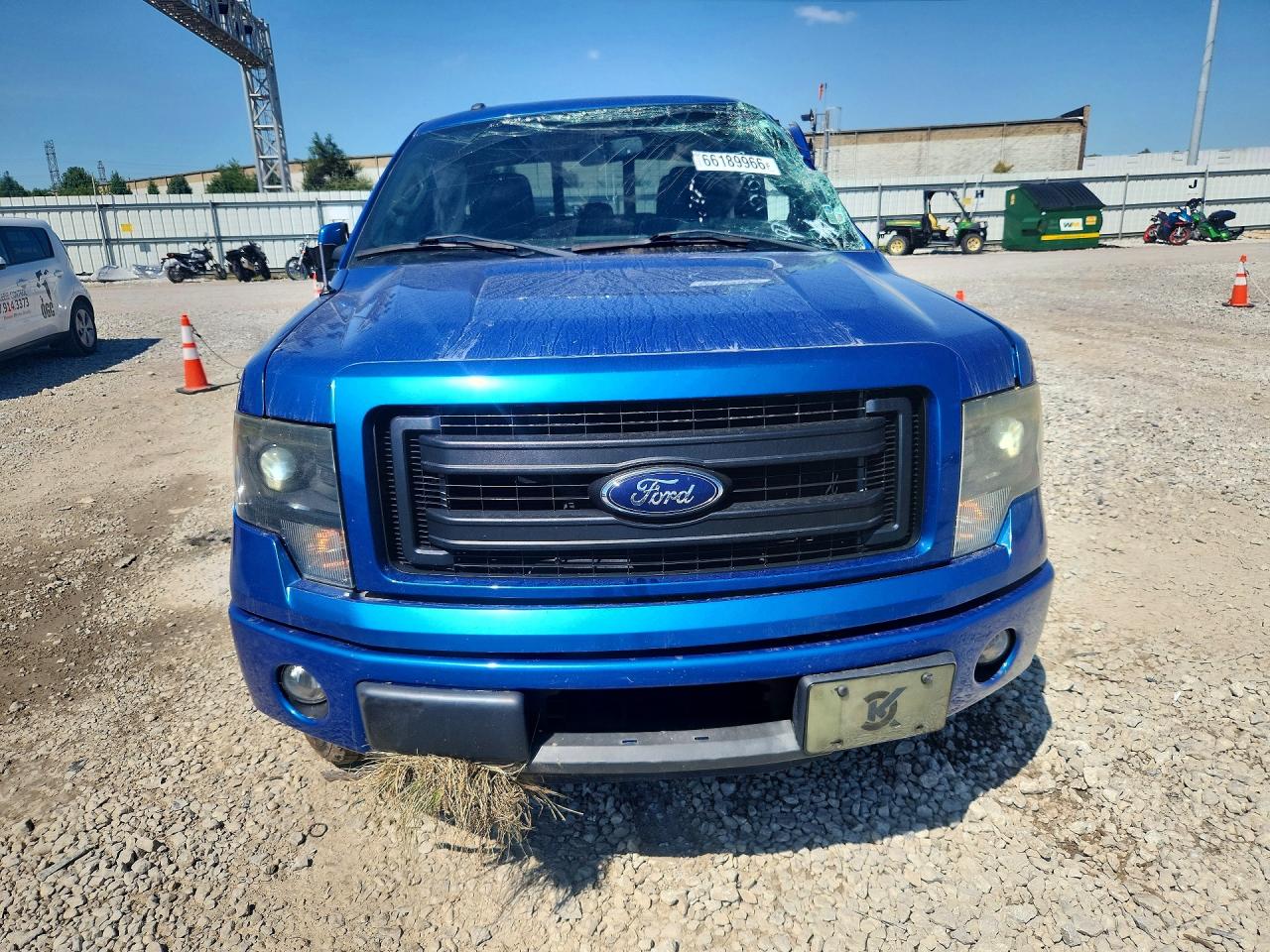 2013 Ford F150 Super Cab Blue vin: 1FTFX1ETXDFC56082