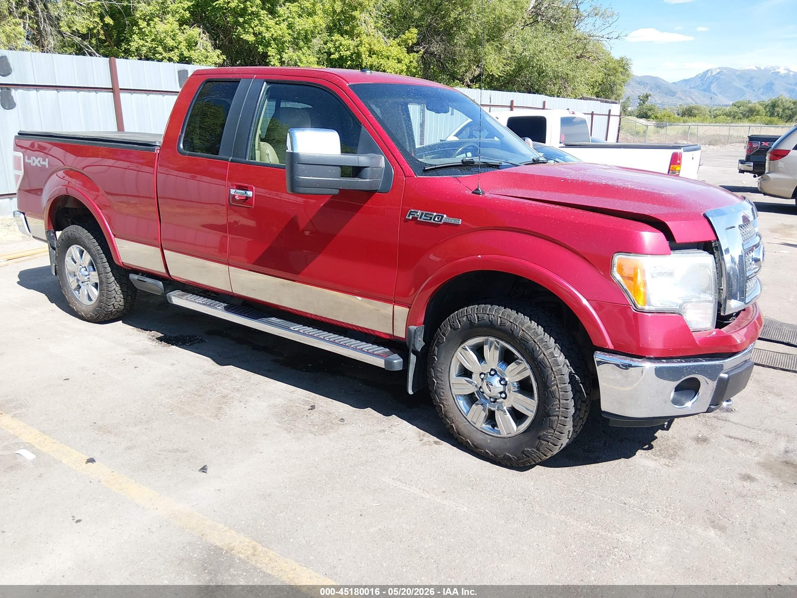 2010 Ford F-150 Fx4/lariat/xl/xlt Red vin: 1FTFX1EV0AFB13249