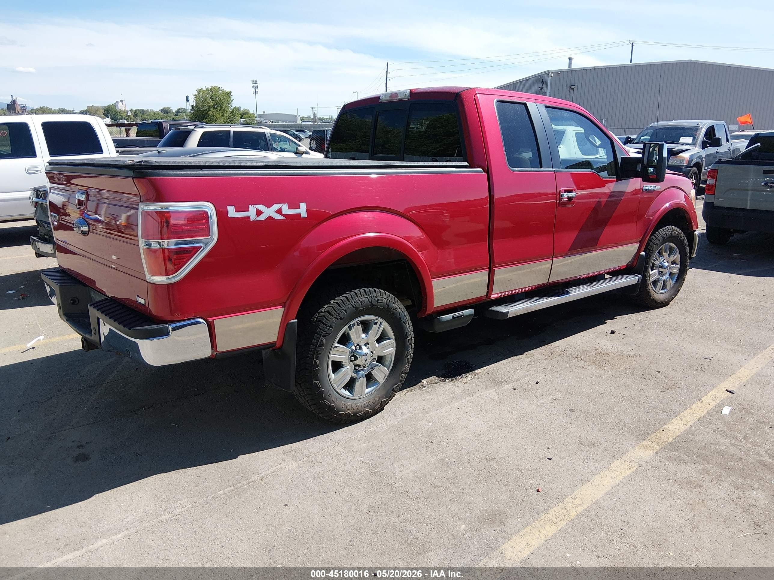 2010 Ford F-150 Fx4/lariat/xl/xlt Red vin: 1FTFX1EV0AFB13249