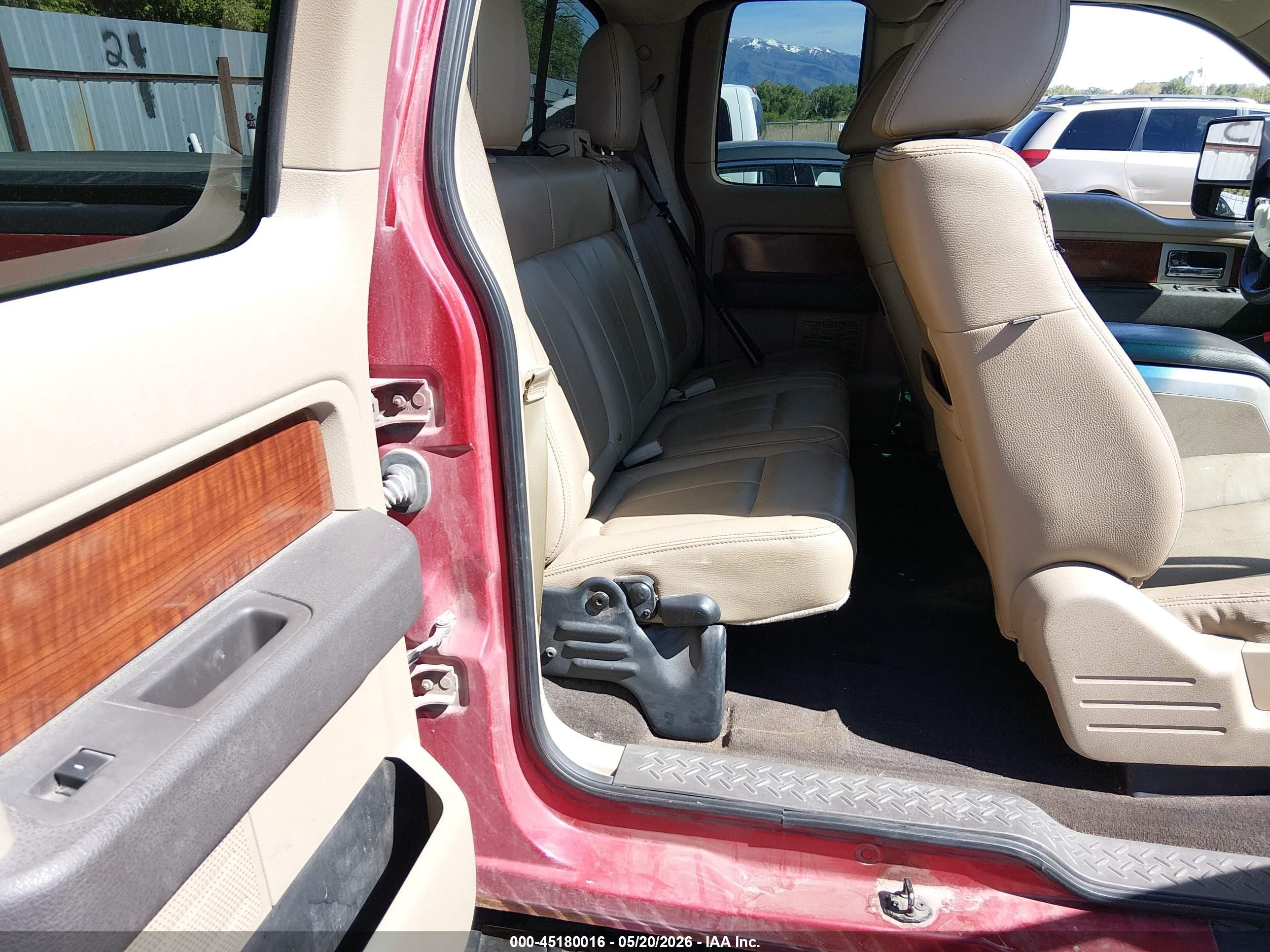 2010 Ford F-150 Fx4/lariat/xl/xlt Red vin: 1FTFX1EV0AFB13249