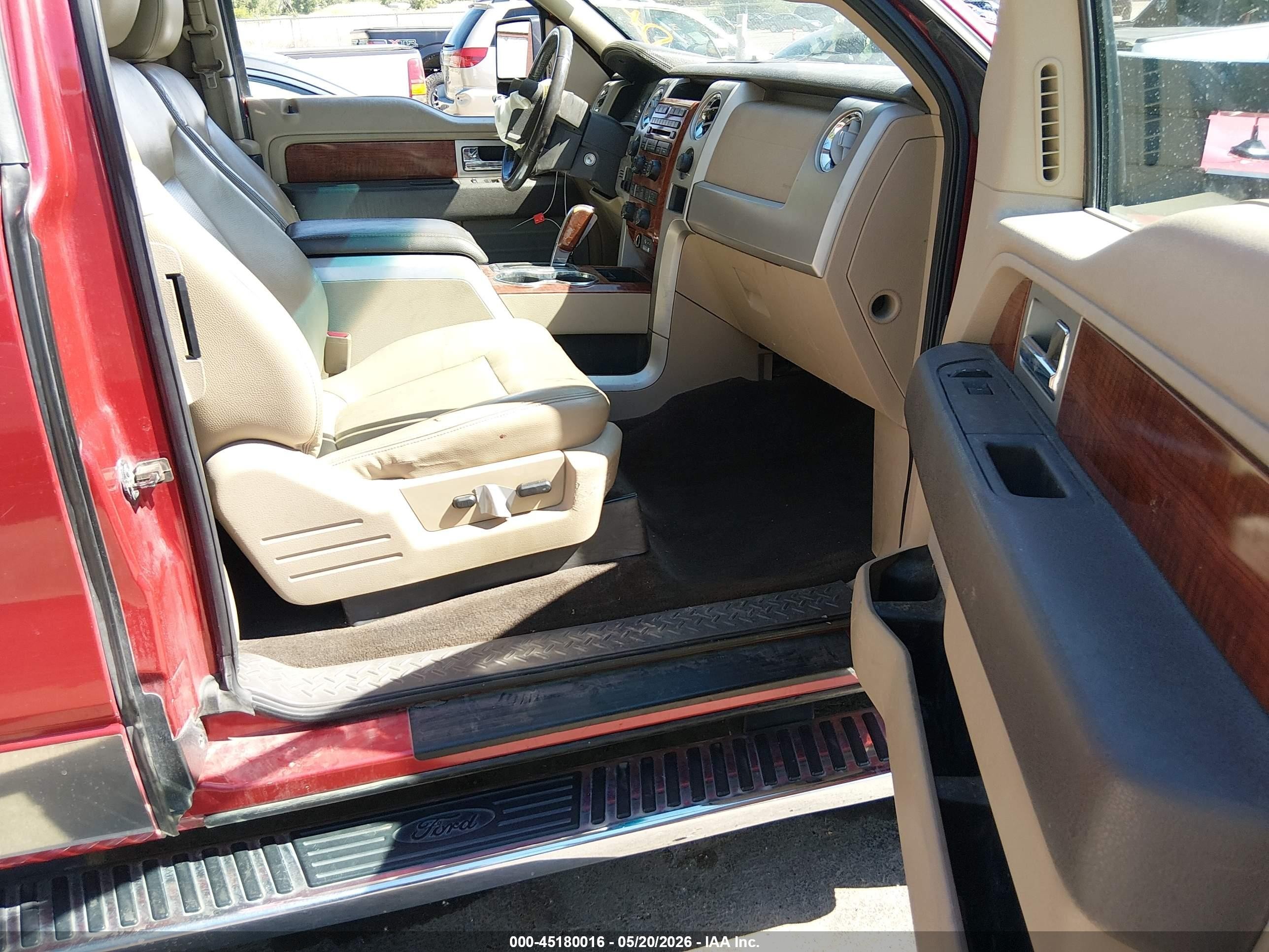 2010 Ford F-150 Fx4/lariat/xl/xlt Red vin: 1FTFX1EV0AFB13249
