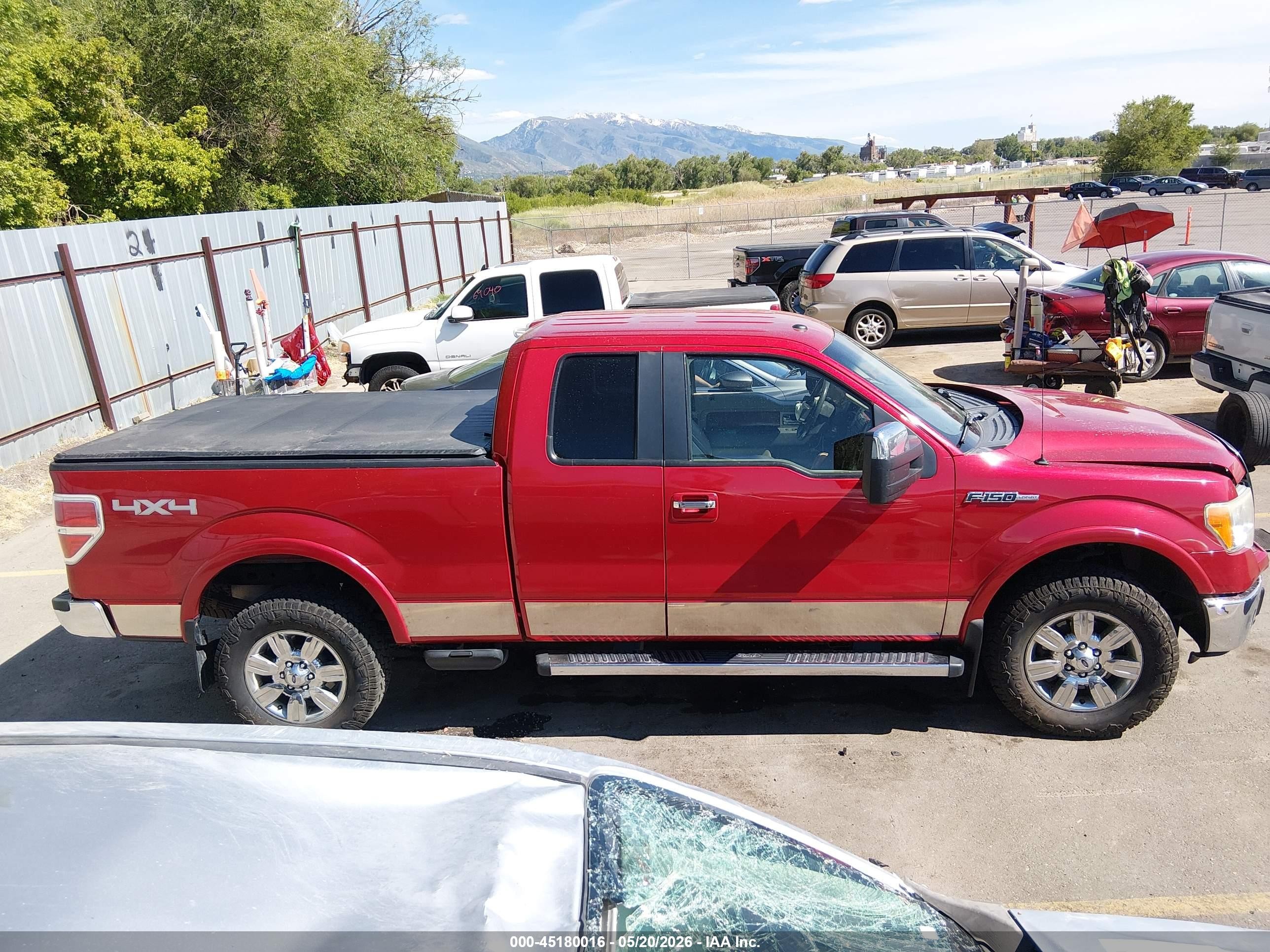 2010 Ford F-150 Fx4/lariat/xl/xlt Red vin: 1FTFX1EV0AFB13249