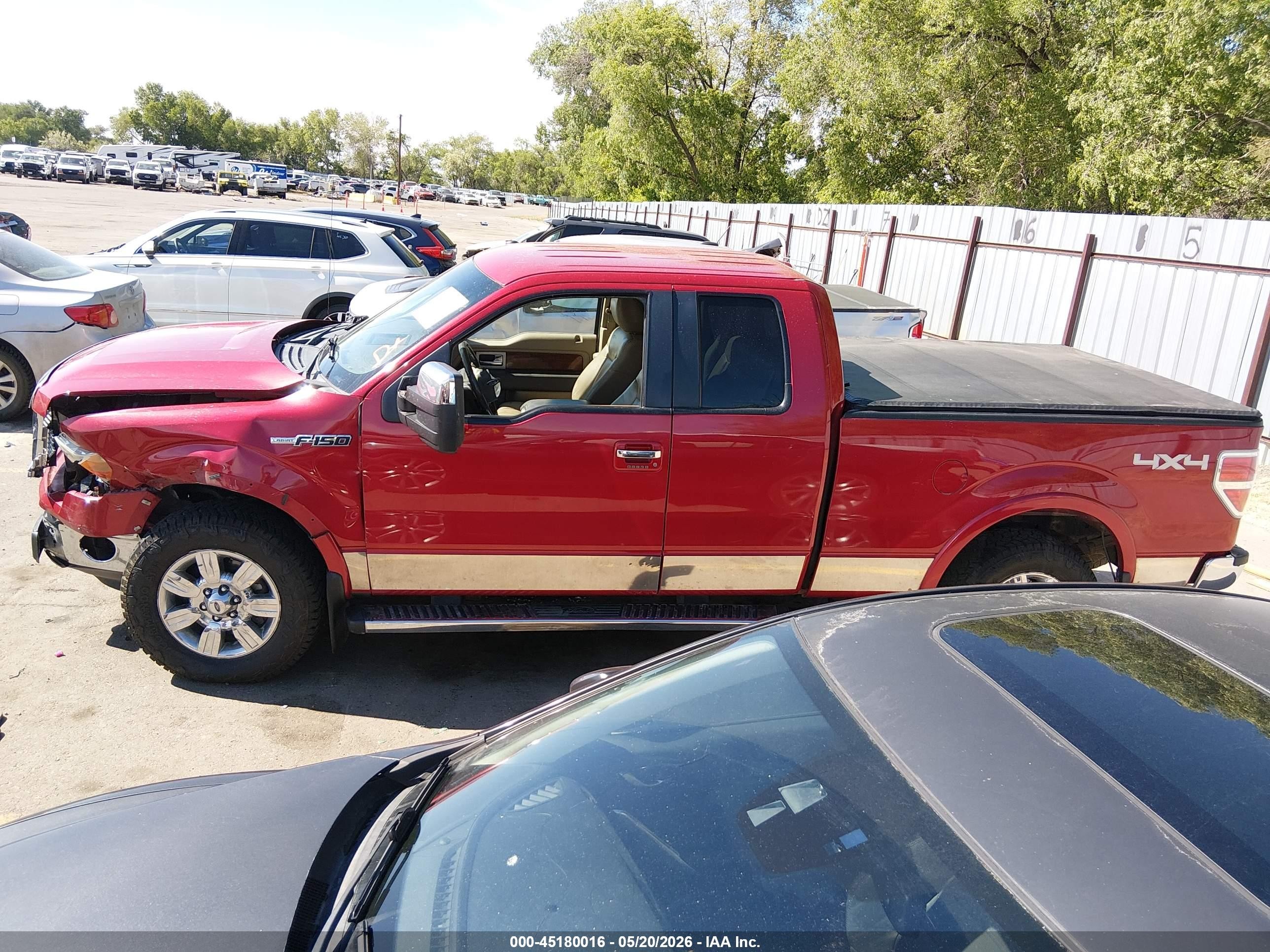 2010 Ford F-150 Fx4/lariat/xl/xlt Red vin: 1FTFX1EV0AFB13249