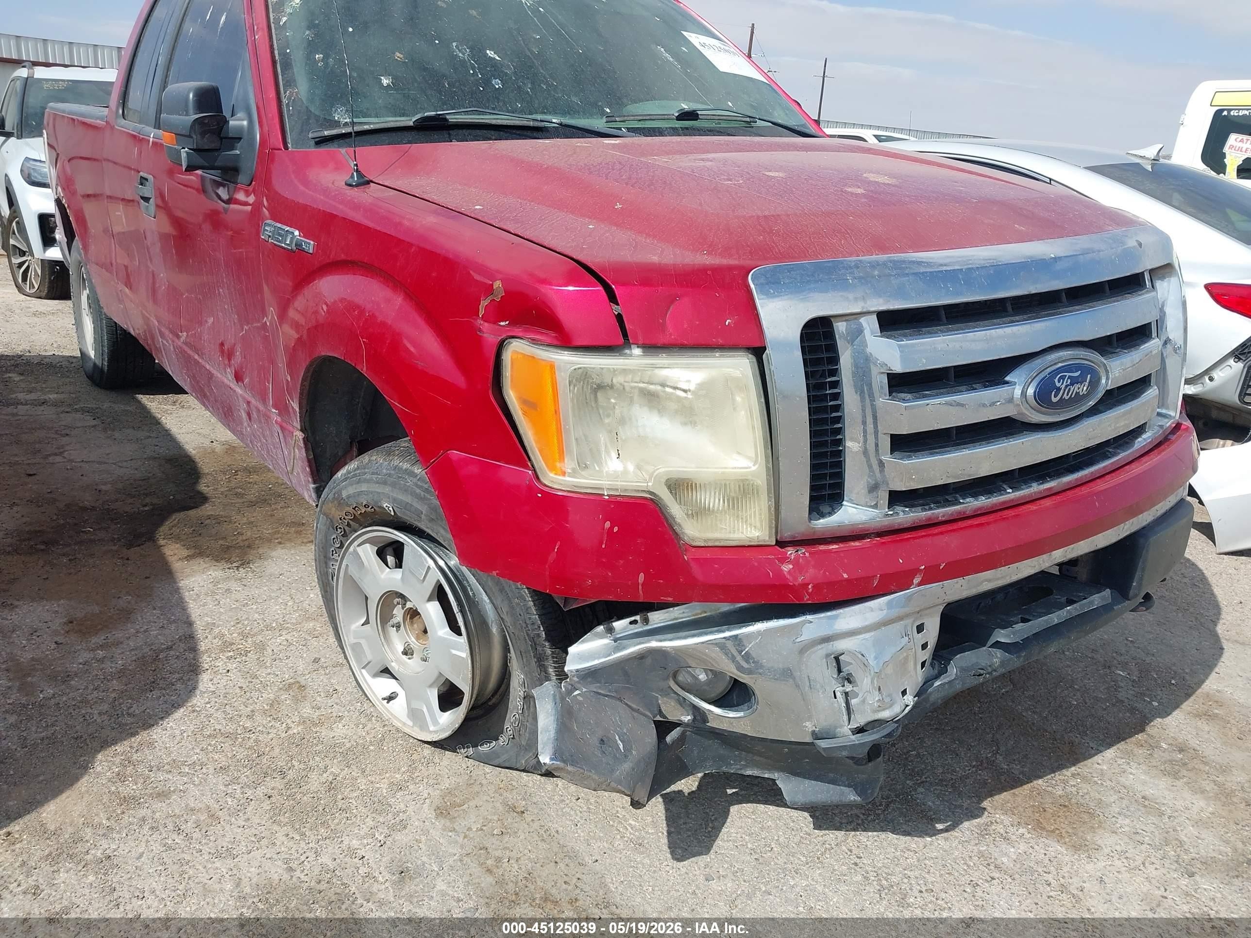 2010 Ford F150 Super Cab Burgundy vin: 1FTFX1EV0AFB14627