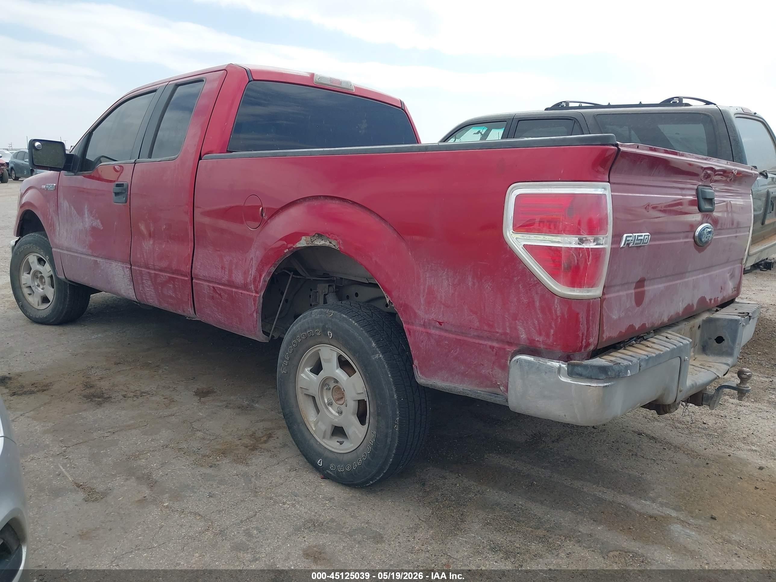 2010 Ford F150 Super Cab Burgundy vin: 1FTFX1EV0AFB14627