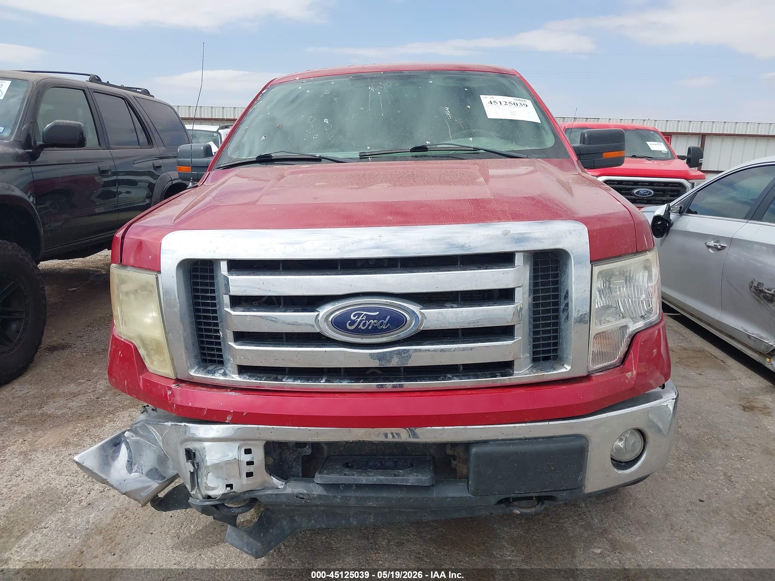 2010 Ford F150 Super Cab Burgundy vin: 1FTFX1EV0AFB14627