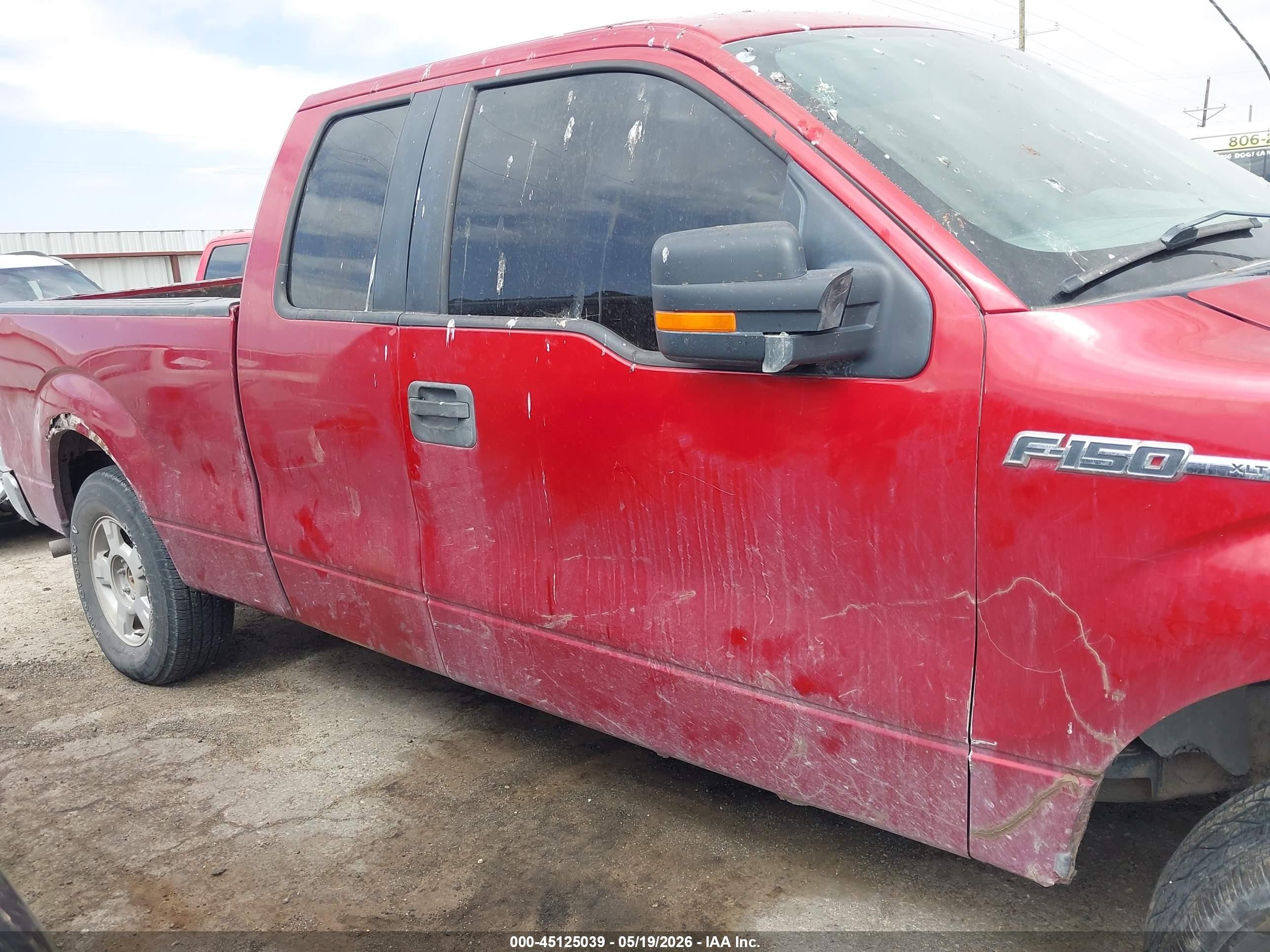 2010 Ford F150 Super Cab Burgundy vin: 1FTFX1EV0AFB14627