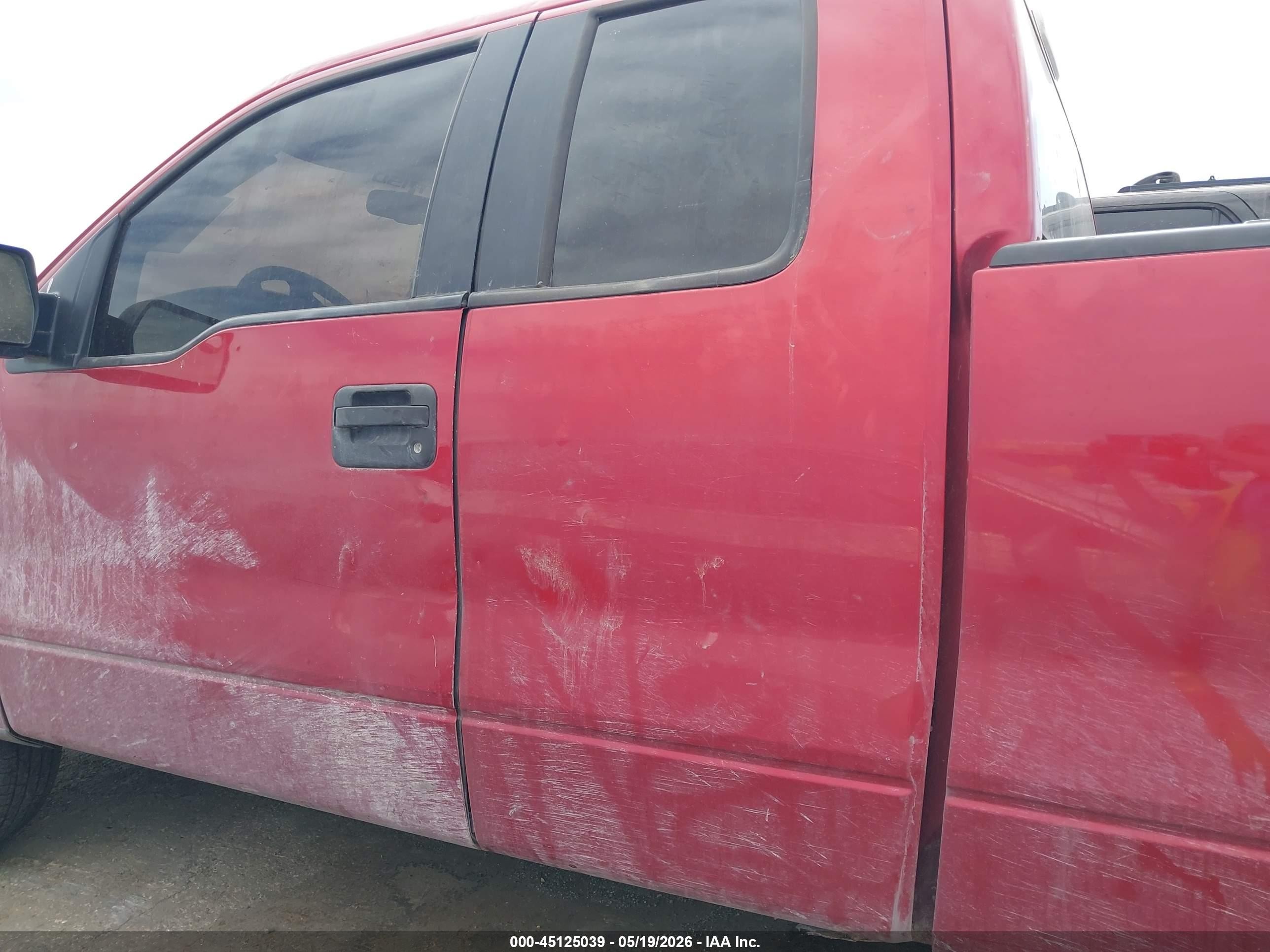 2010 Ford F150 Super Cab Burgundy vin: 1FTFX1EV0AFB14627