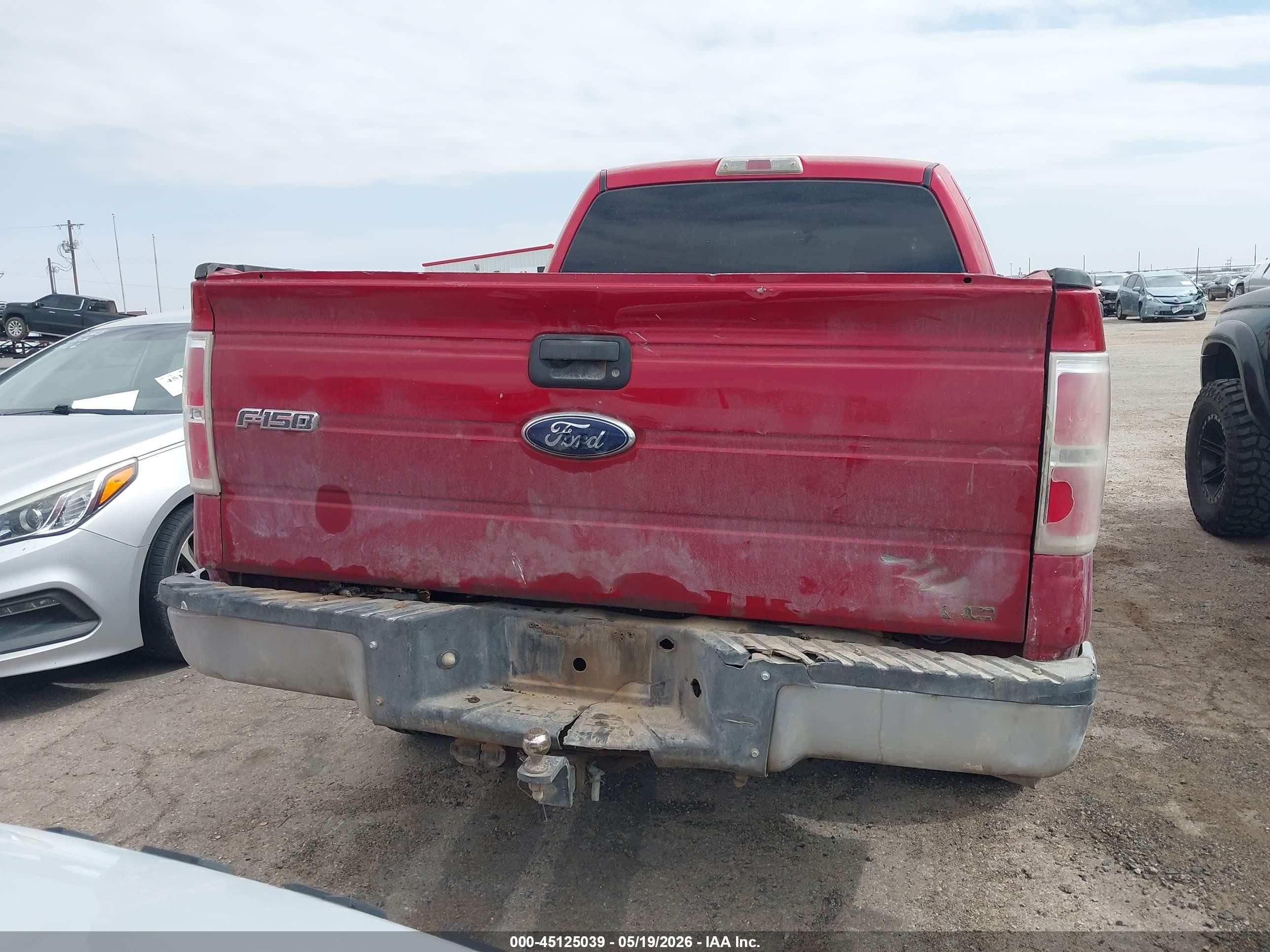 2010 Ford F150 Super Cab Burgundy vin: 1FTFX1EV0AFB14627