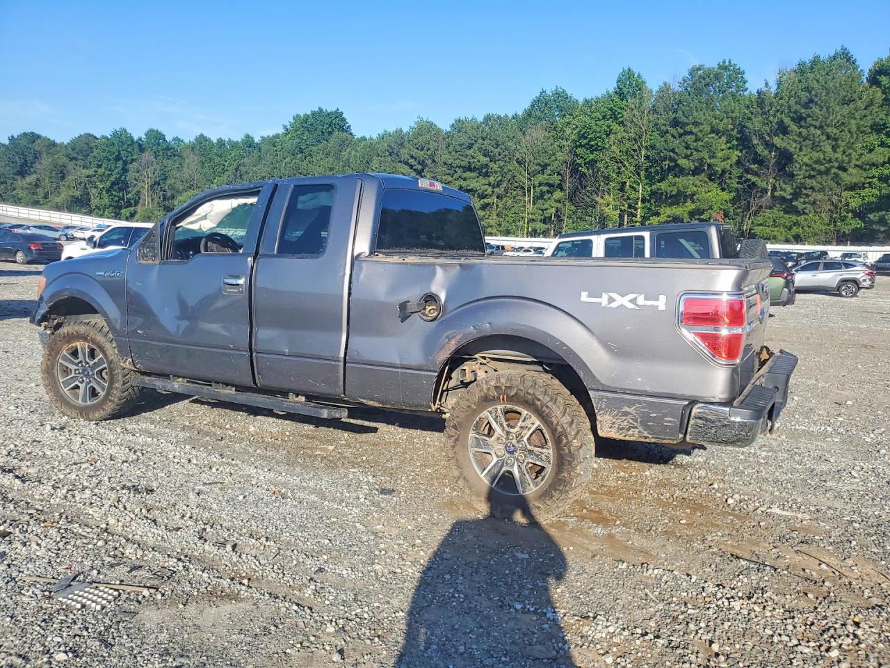 2010 Ford F150 Super Cab Gray vin: 1FTFX1EV0AFC33312