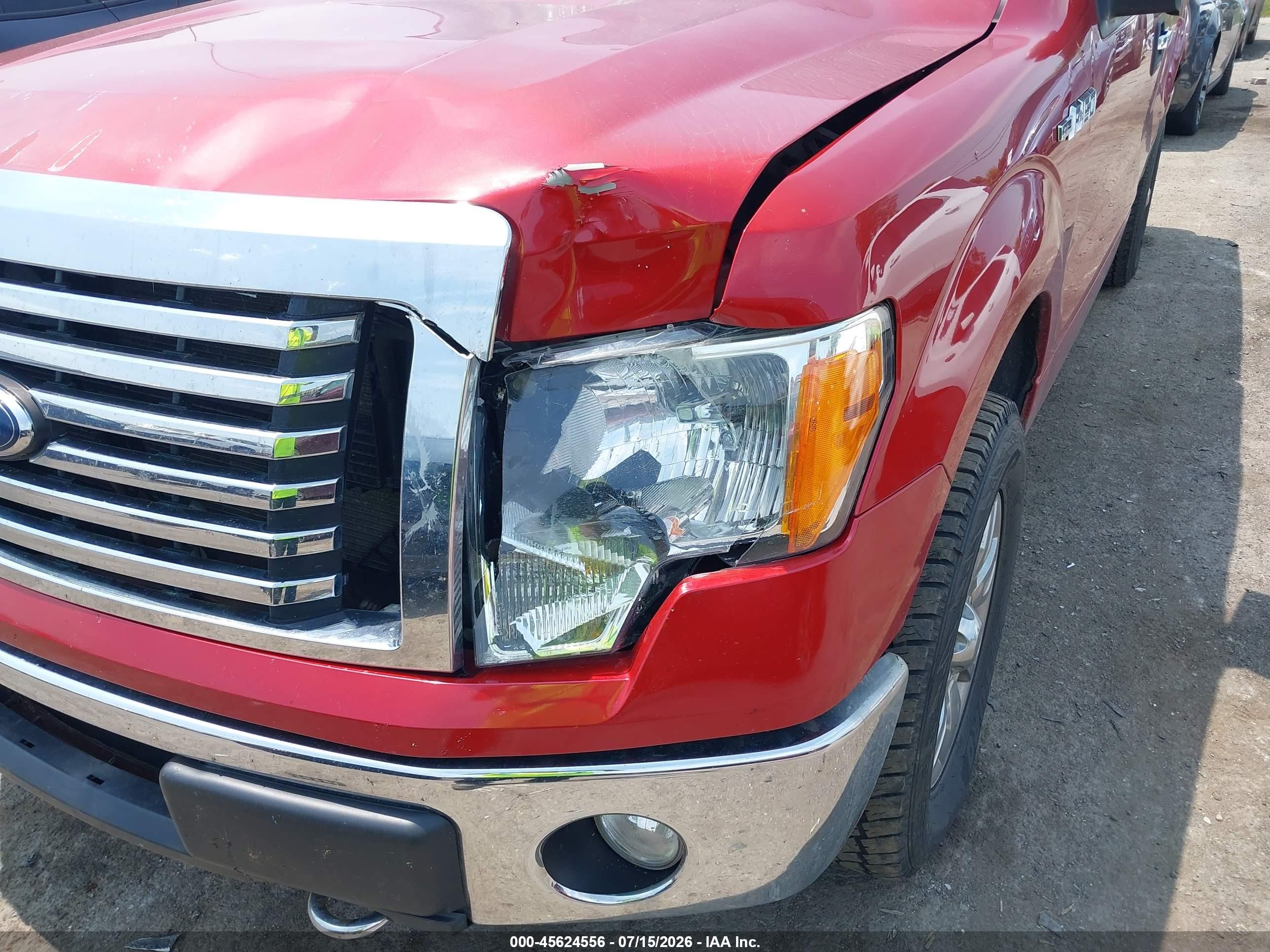 2010 Ford F-150 Fx4/lariat/xl/xlt Red vin: 1FTFX1EV0AFD03262