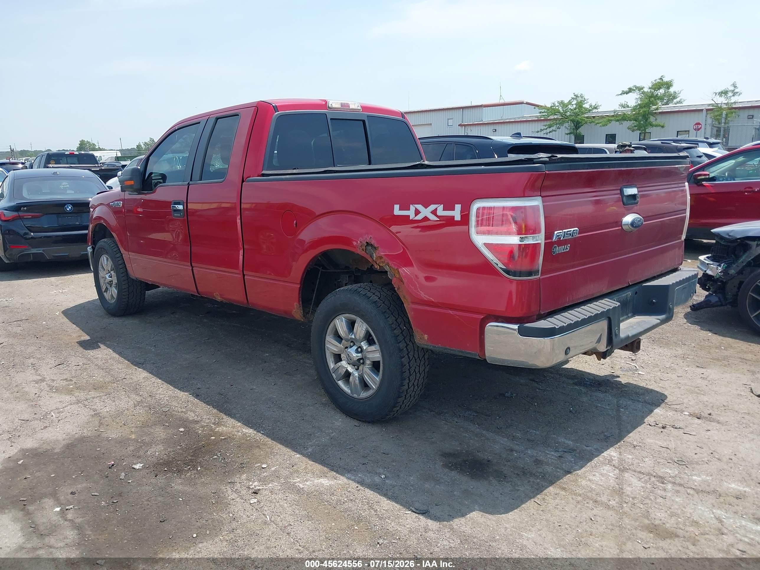 2010 Ford F-150 Fx4/lariat/xl/xlt Red vin: 1FTFX1EV0AFD03262