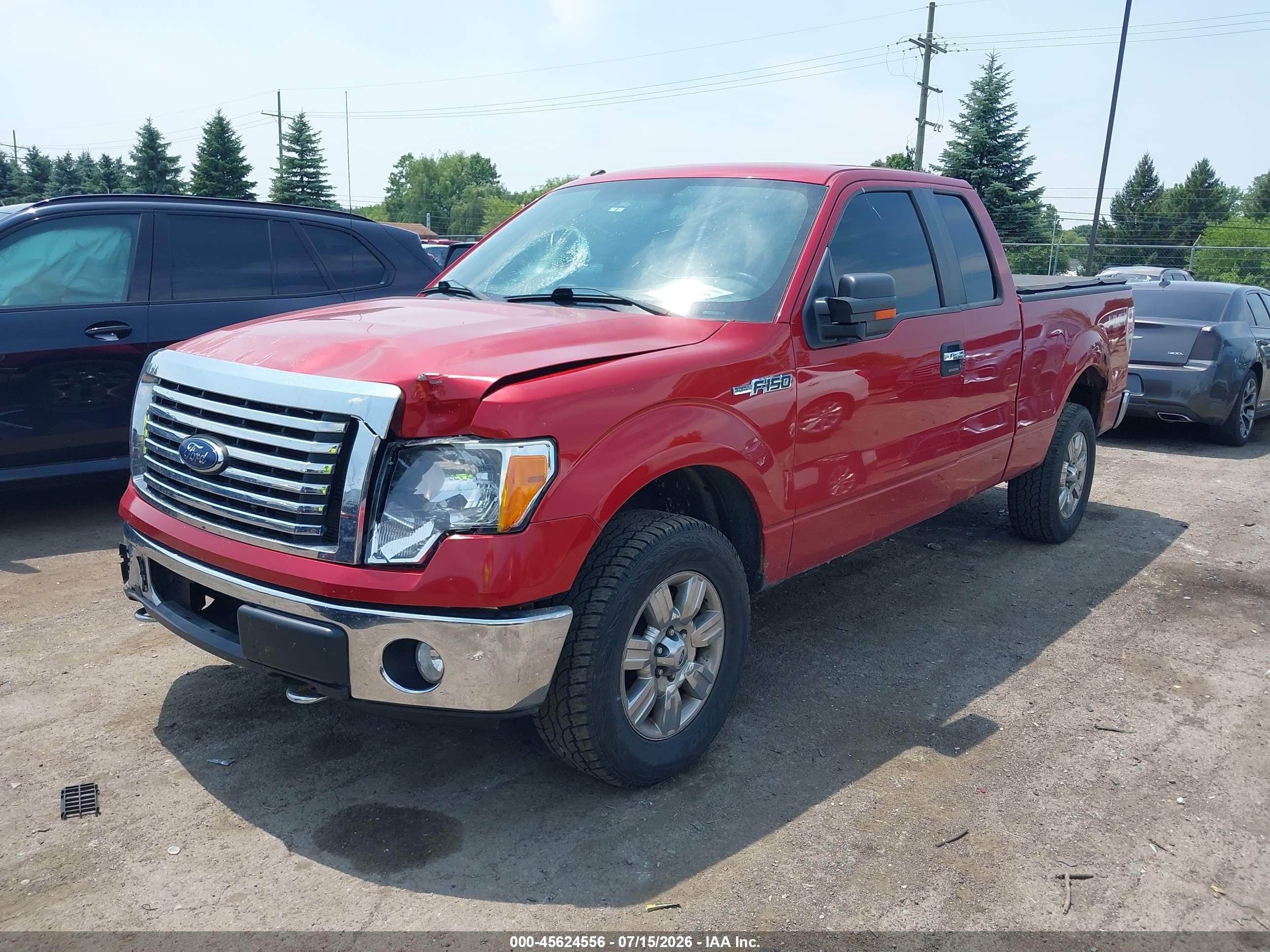 2010 Ford F-150 Fx4/lariat/xl/xlt Red vin: 1FTFX1EV0AFD03262