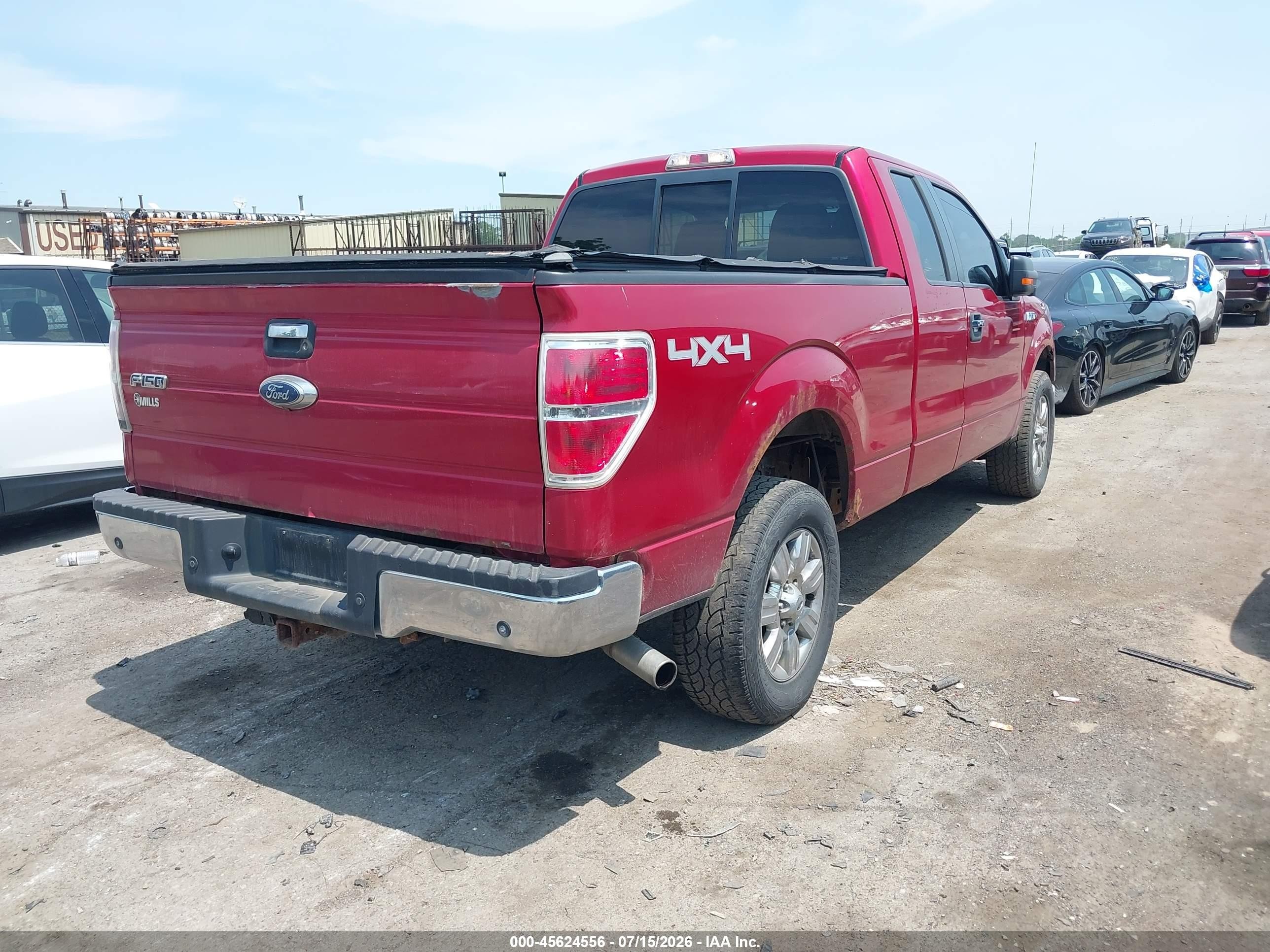 2010 Ford F-150 Fx4/lariat/xl/xlt Red vin: 1FTFX1EV0AFD03262