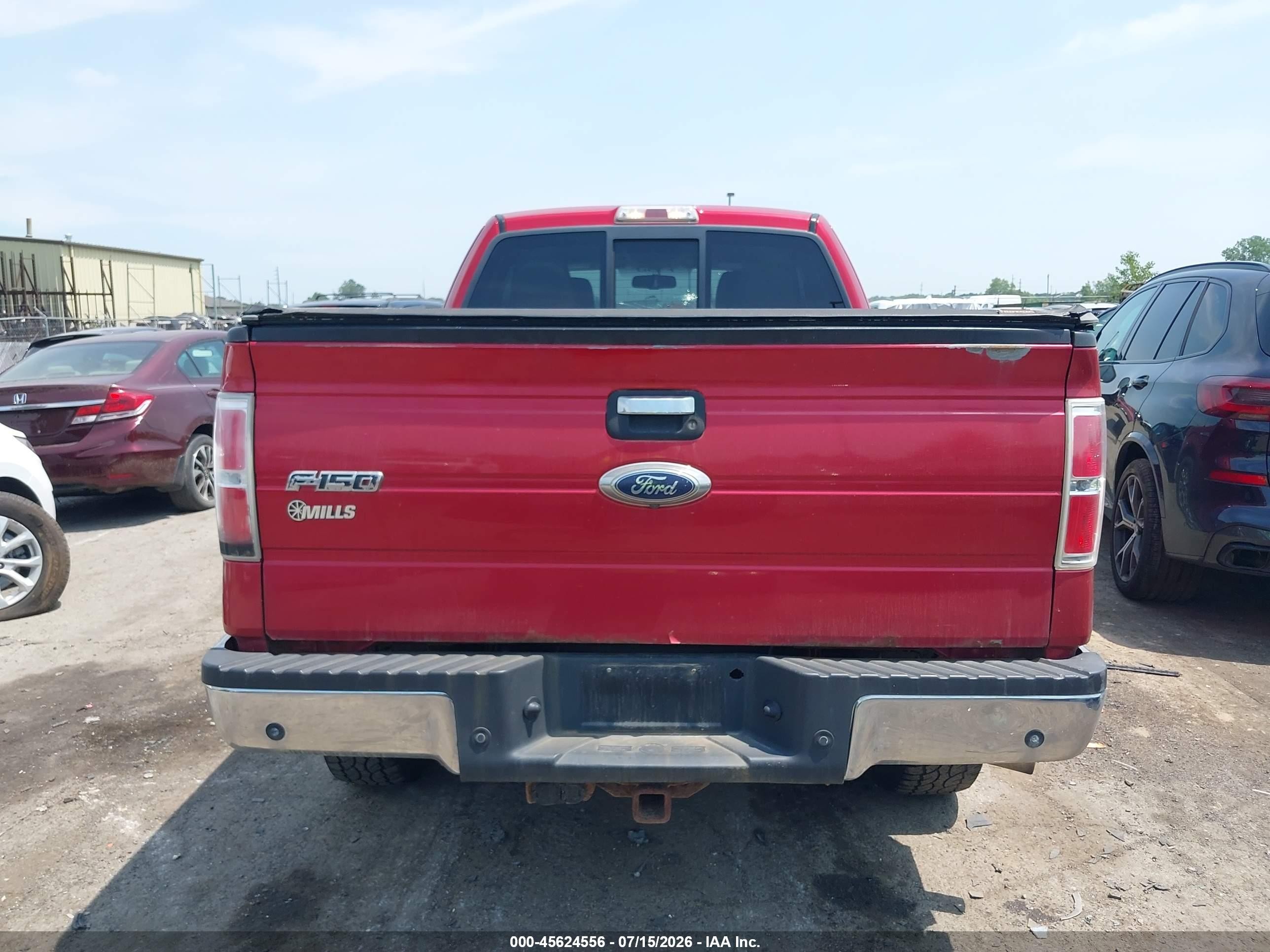 2010 Ford F-150 Fx4/lariat/xl/xlt Red vin: 1FTFX1EV0AFD03262