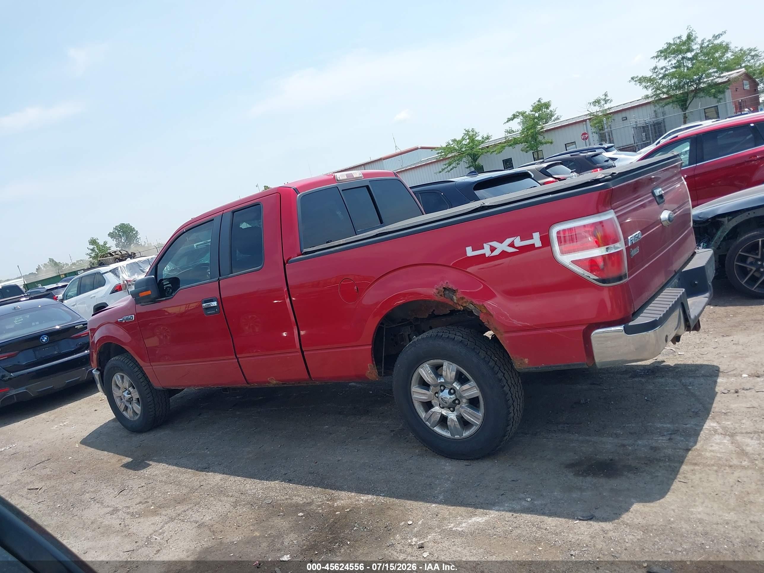 2010 Ford F-150 Fx4/lariat/xl/xlt Red vin: 1FTFX1EV0AFD03262