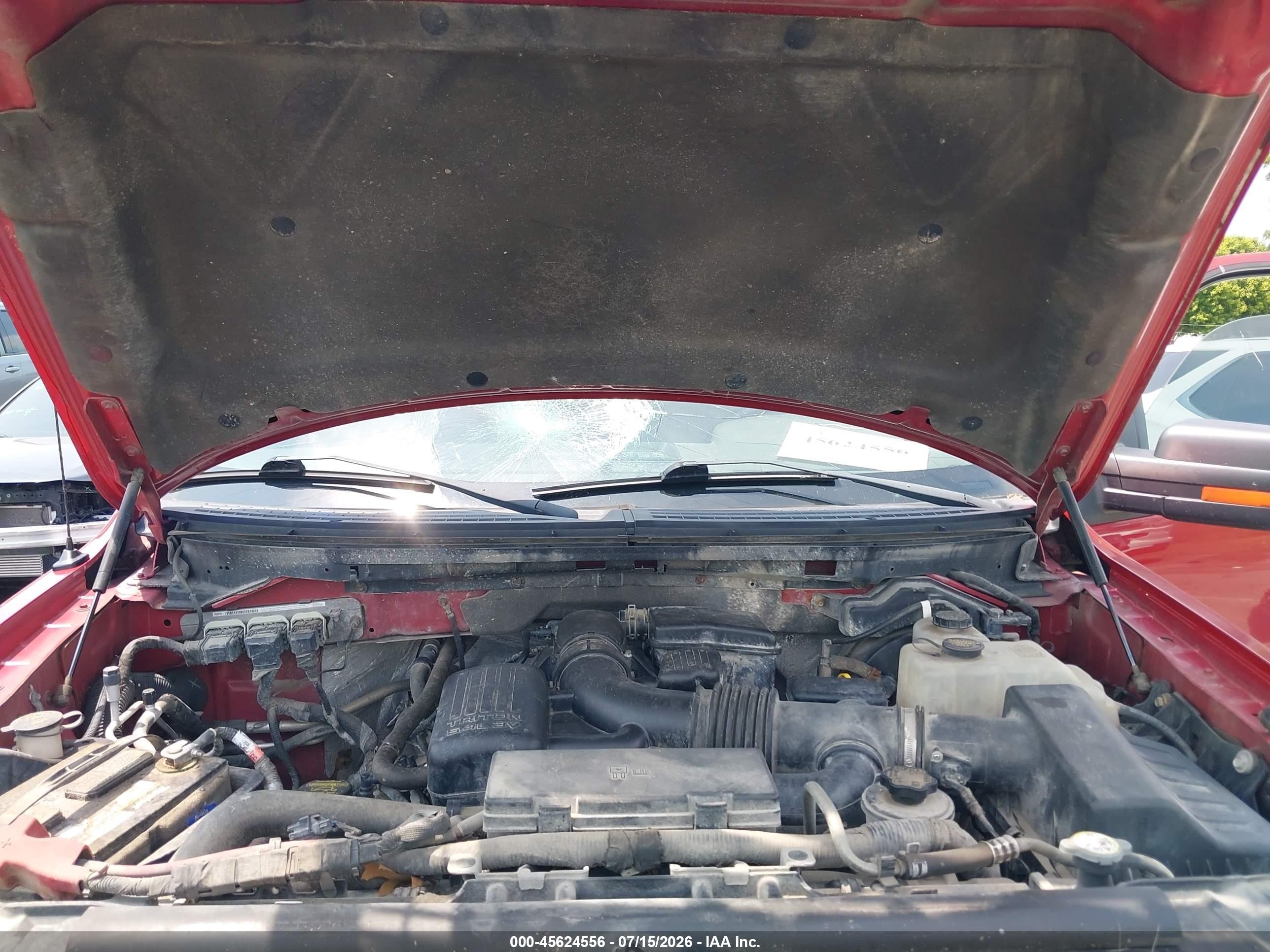 2010 Ford F-150 Fx4/lariat/xl/xlt Red vin: 1FTFX1EV0AFD03262