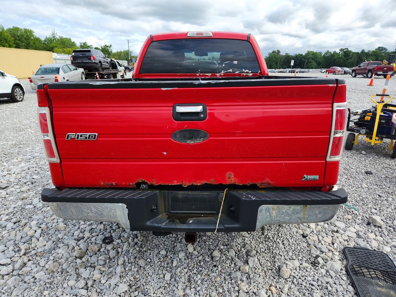2010 Ford F150 Super Cab Red vin: 1FTFX1EV0AFD31062