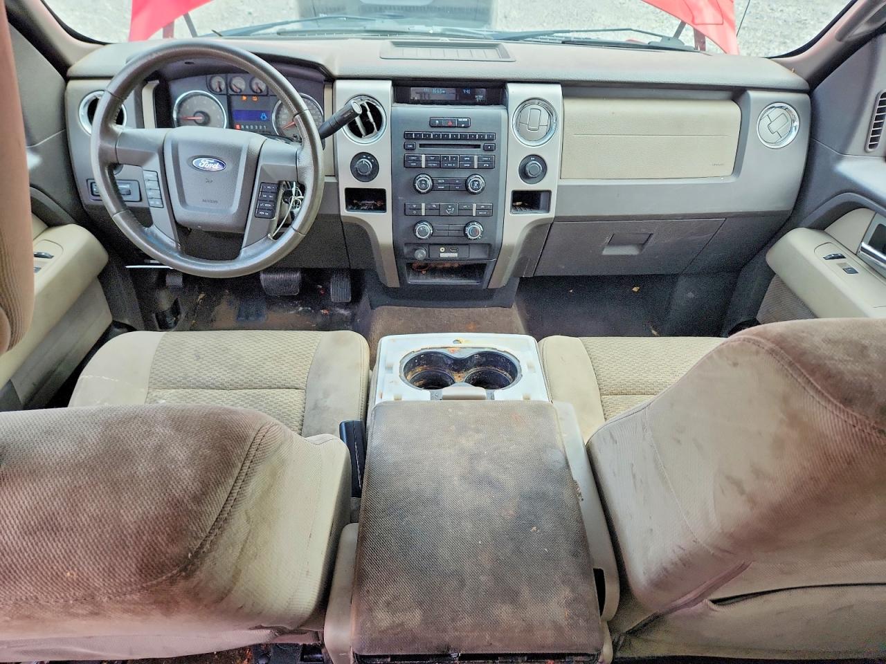 2010 Ford F150 Super Cab Red vin: 1FTFX1EV0AFD31062