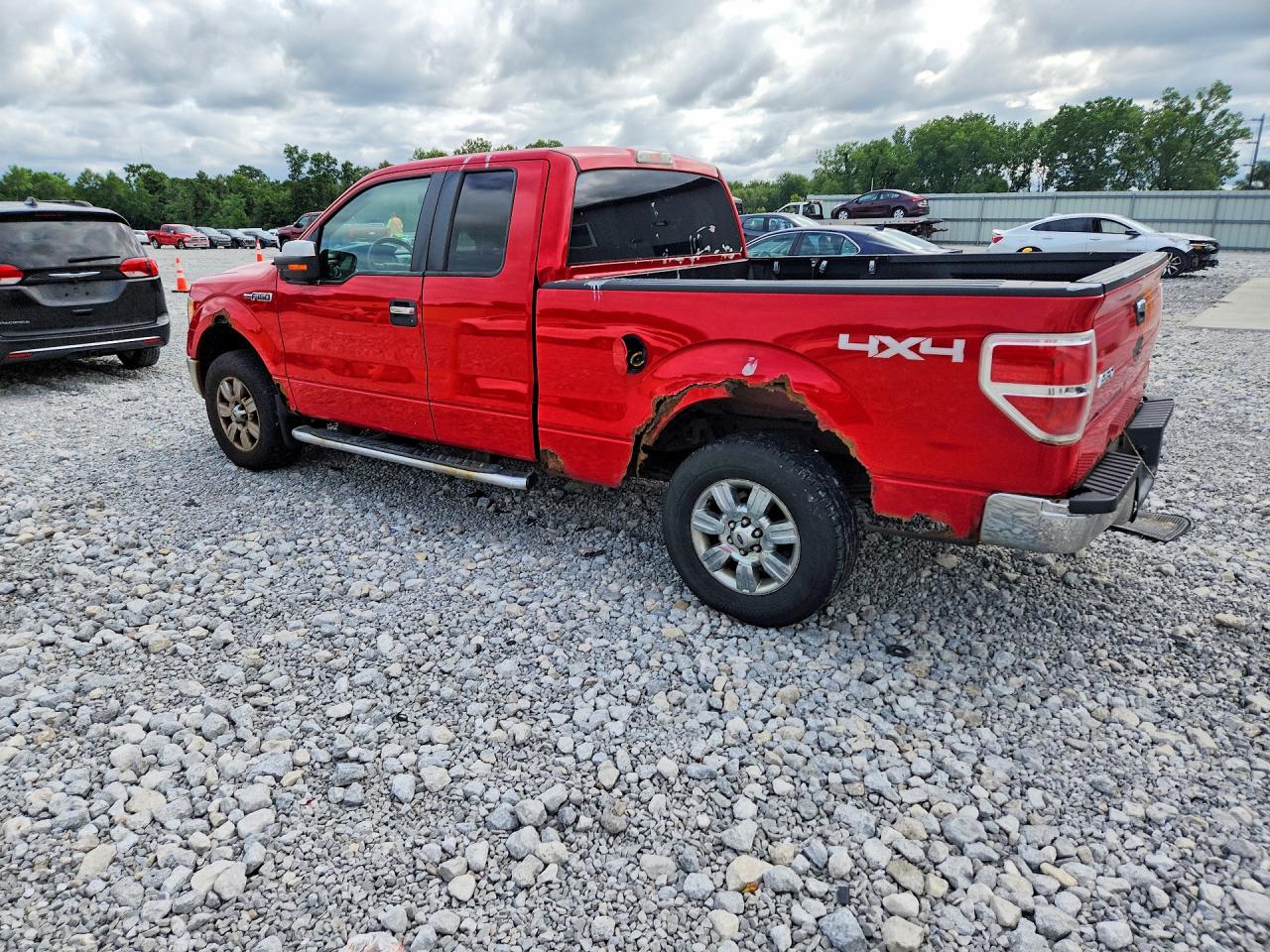 2010 Ford F150 Super Cab Red vin: 1FTFX1EV0AFD31062