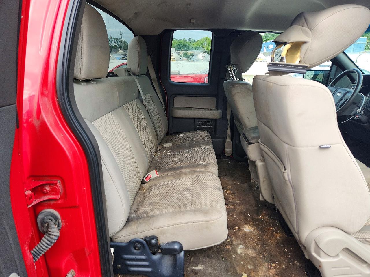 2010 Ford F150 Super Cab Red vin: 1FTFX1EV0AFD31062