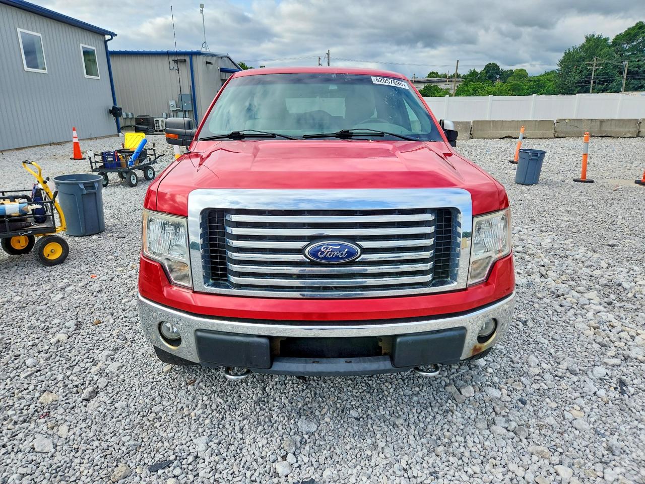 2010 Ford F150 Super Cab Red vin: 1FTFX1EV0AFD31062