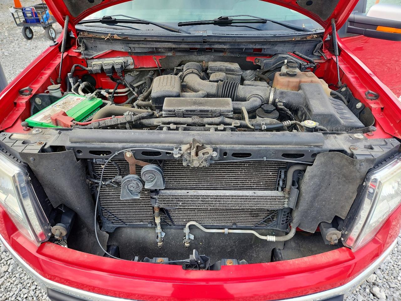 2010 Ford F150 Super Cab Red vin: 1FTFX1EV0AFD31062