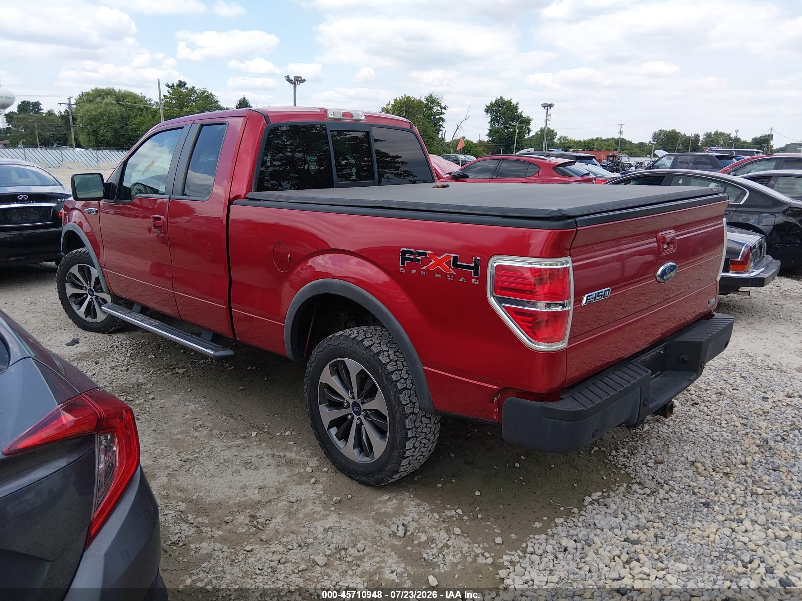 2010 Ford F-150 Fx4 Red vin: 1FTFX1EV0AKE20296