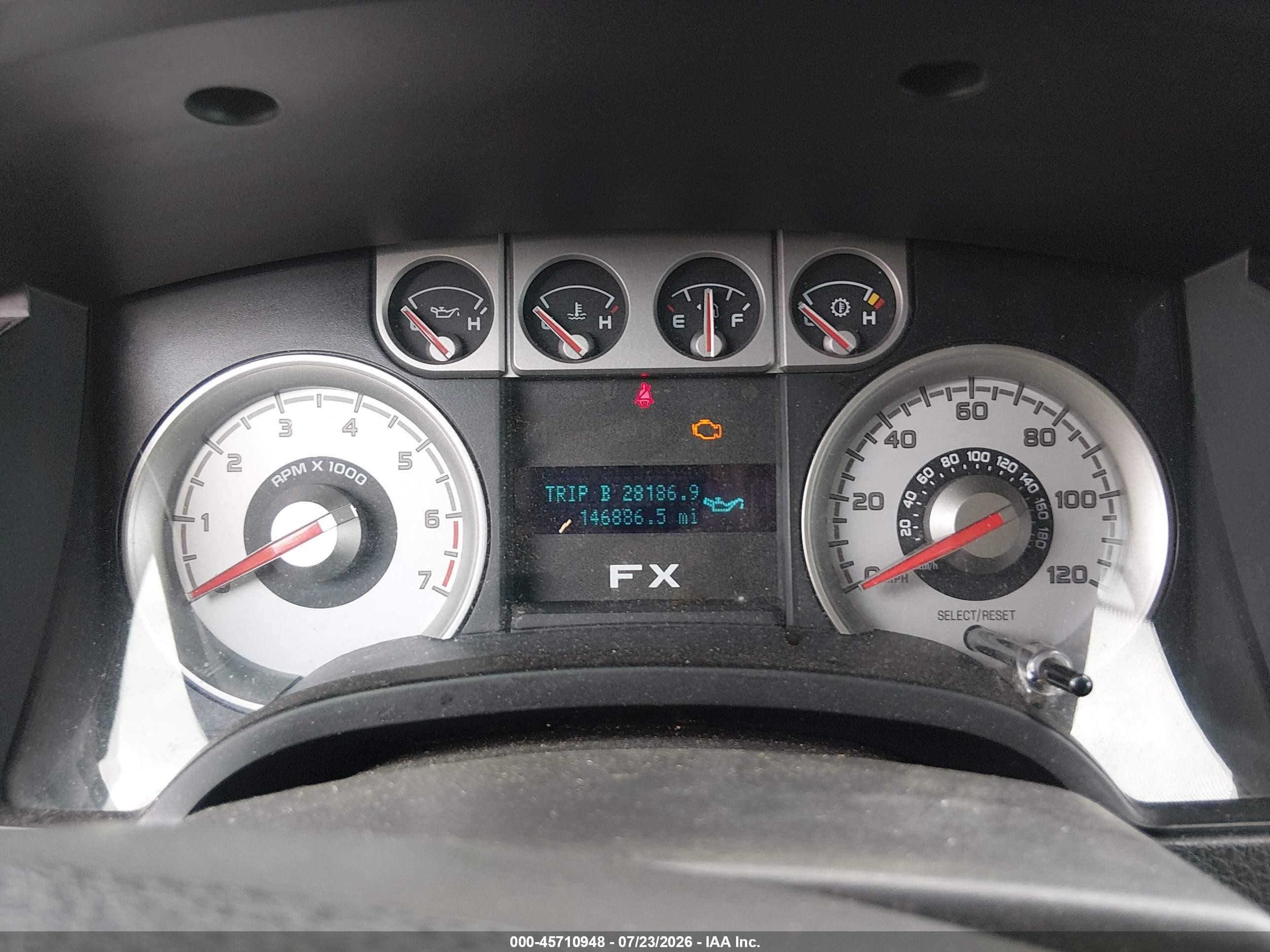 2010 Ford F-150 Fx4 Red vin: 1FTFX1EV0AKE20296