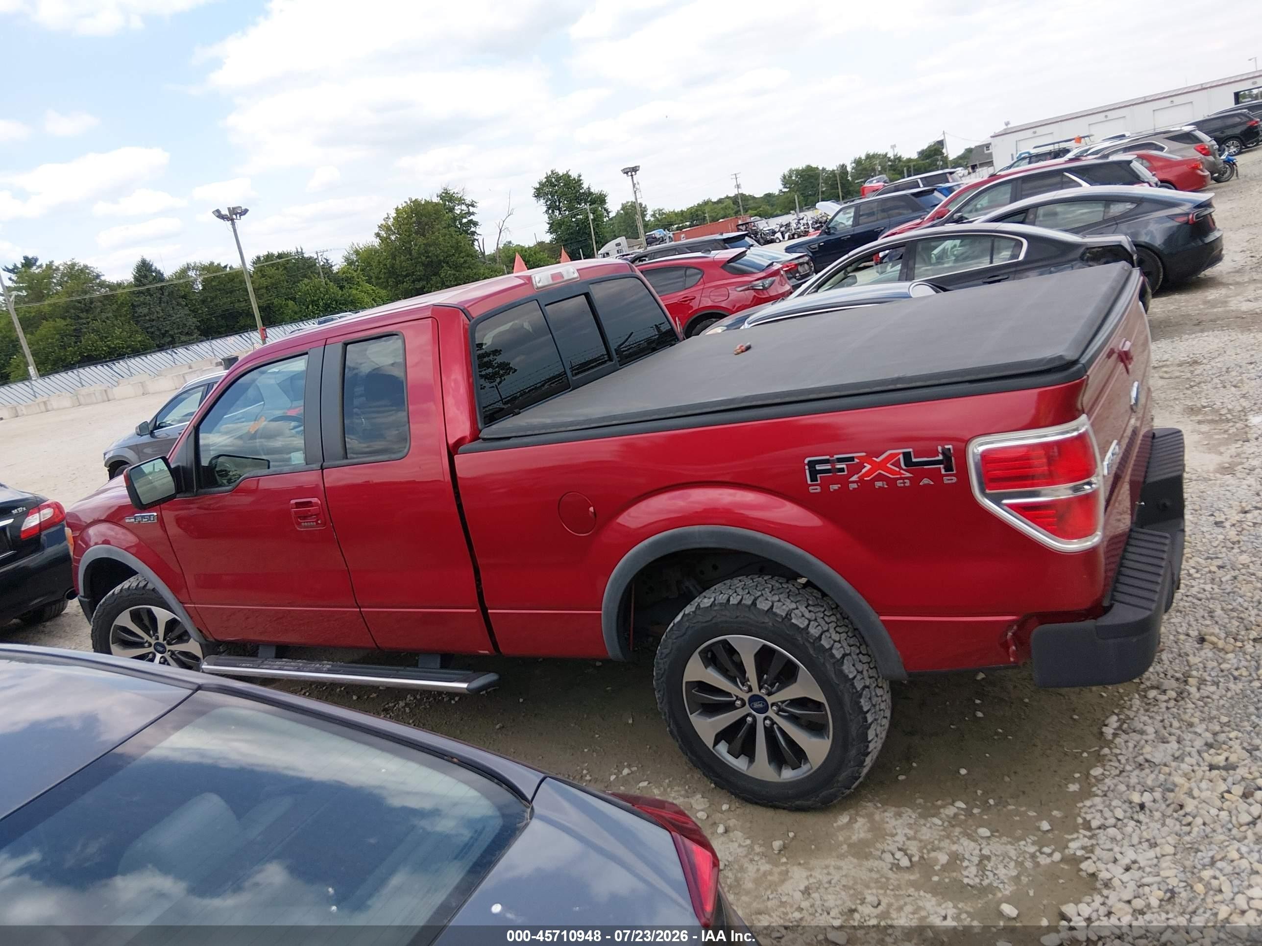 2010 Ford F-150 Fx4 Red vin: 1FTFX1EV0AKE20296